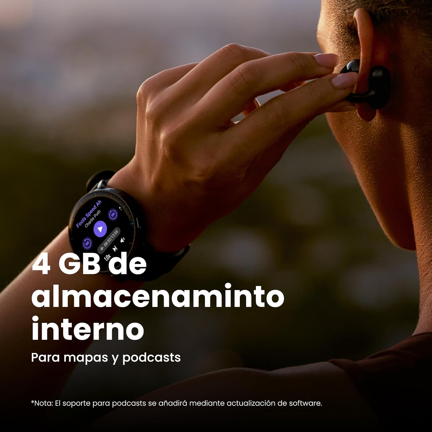 Imagen de Amazfit Active MAX Reloj Inteligente 48mm, Pantalla AMOLED 1.5", Batería hasta 25 Días, Mapas, NFC, GPS, 170+ Deportes, Resistente al Agua, Ritmo Cardíaco y Sueño, Smartwatch para Android iPhone