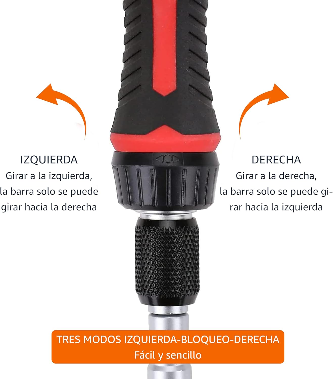 Imagen de Amazon Basics Juego de magnético destornillador de precisión electrónico y carraca de 73 Unidad, magnético, Negro, Rojo, Plateado