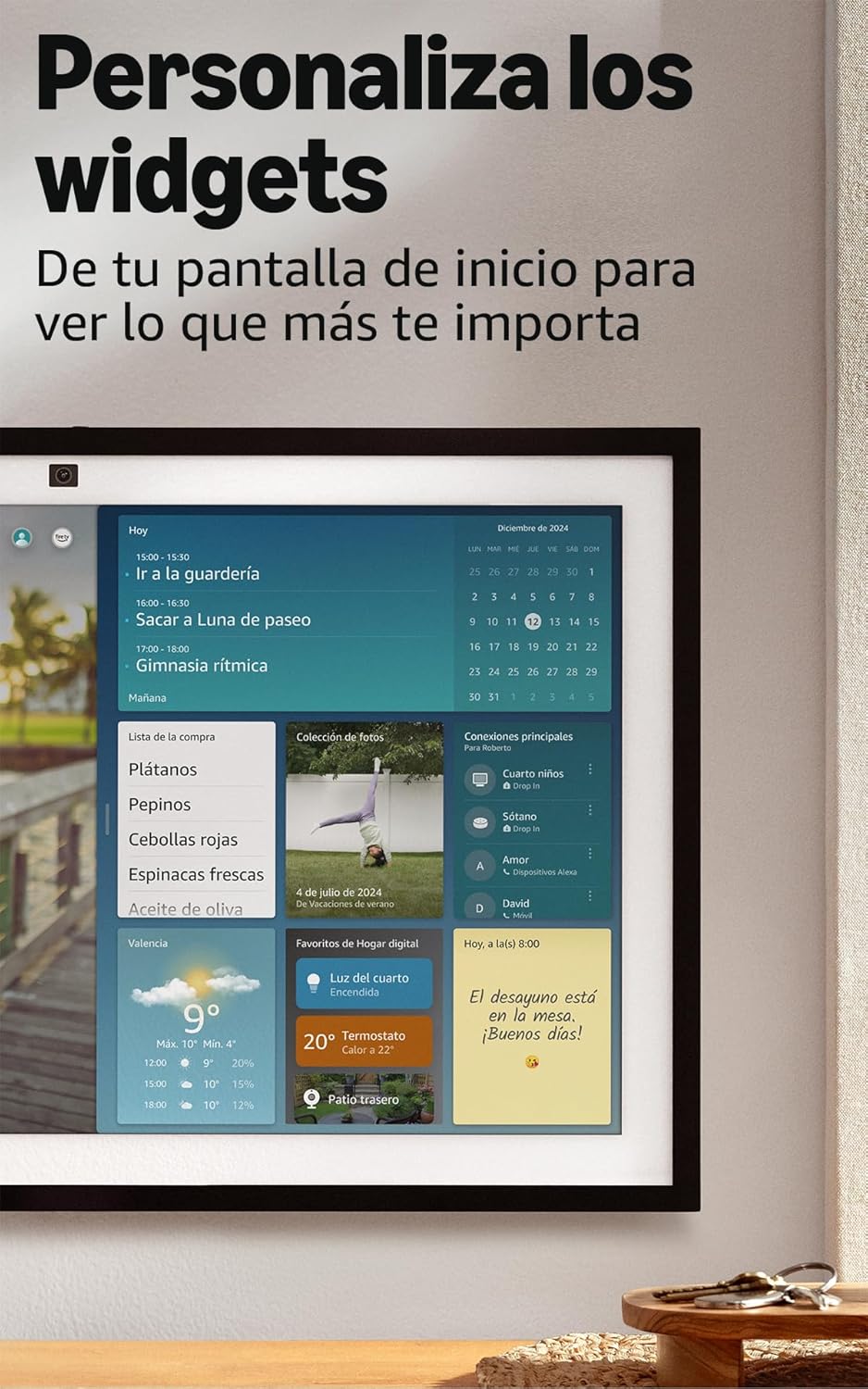 Imagen de Amazon Echo Show 21 | Espectacular pantalla inteligente HD de 21