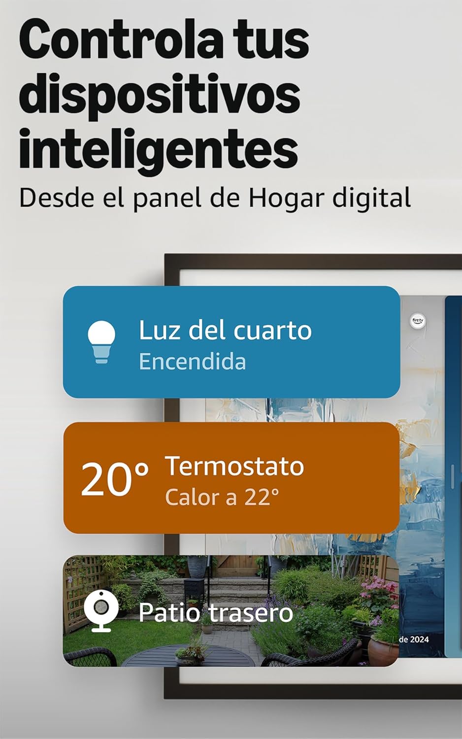 Imagen de Amazon Echo Show 21 | Espectacular pantalla inteligente HD de 21