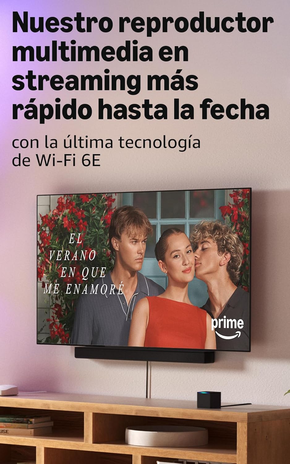Imagen de Amazon Fire TV Cube (Última generación) | Reproductor multimedia en streaming con control por voz a través de Alexa, Wi-Fi 6E y Ultra HD 4K