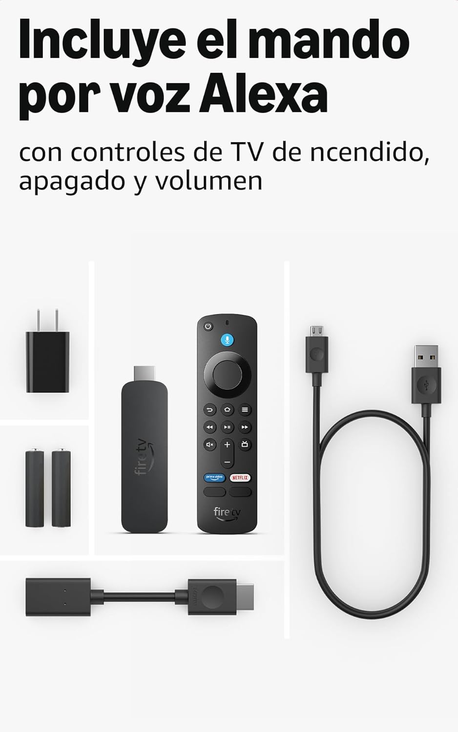 Imagen de Amazon Fire TV Stick 4K Plus, compatible con Wi-Fi 6, Dolby Vision, Dolby Atmos y HDR10+