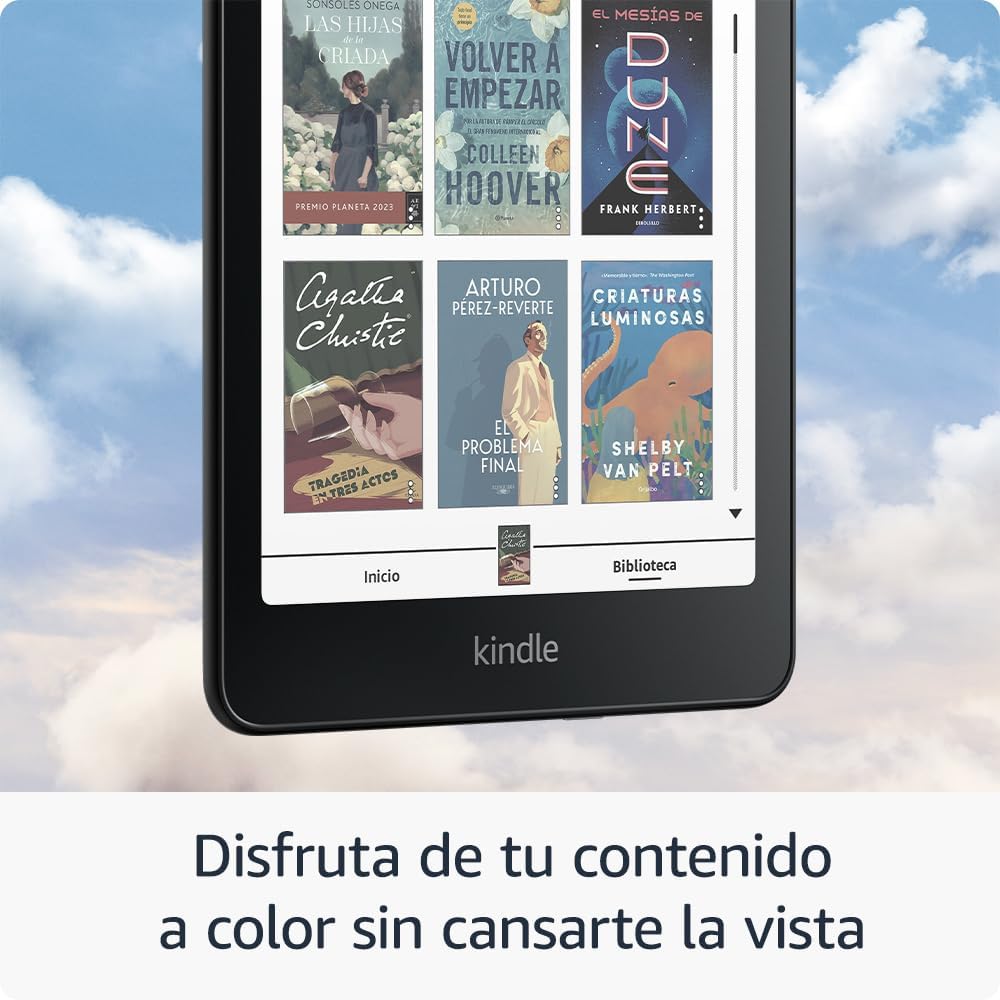Imagen de Amazon Kindle Colorsoft Signature Edition (última generación) | Con pantalla a color, luz frontal autorregulable, carga inalámbrica y gran duración de la batería | 32 GB