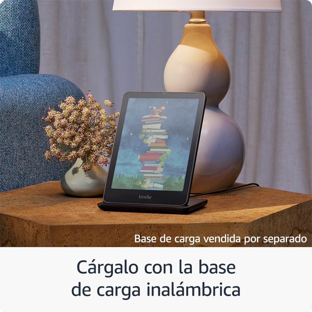 Imagen de Amazon Kindle Colorsoft Signature Edition (última generación) | Con pantalla a color, luz frontal autorregulable, carga inalámbrica y gran duración de la batería | 32 GB