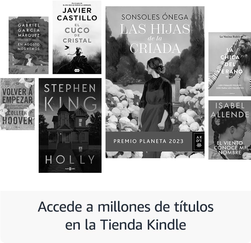 Imagen de Amazon Kindle Paperwhite Signature Edition (última generación) | Nuestro Kindle más rápido, con luz frontal autorregulable, carga inalámbrica y semanas de batería | 32 GB | Negro metalizado