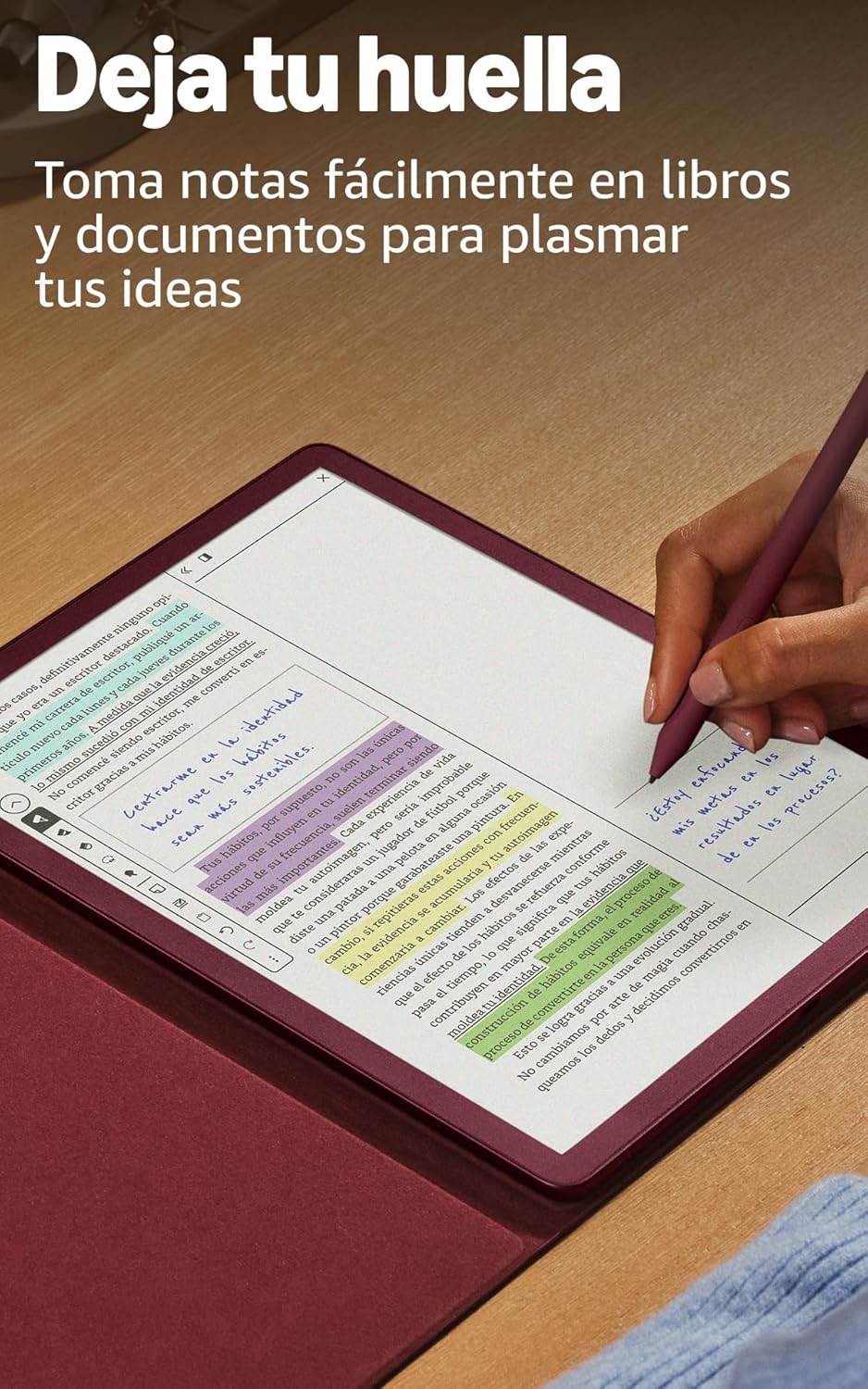 Imagen de Amazon Kindle Scribe Colorsoft (última gen.): fino, ligero y rápido, con pantalla a color de 11