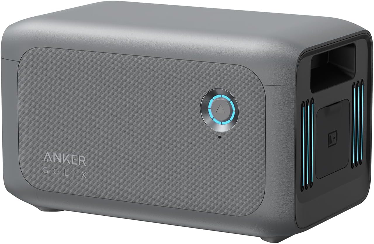 Imagen de Anker SOLIX C1000 - Estación de energía portátil con panel solar de 100 W, generador solar de 1800 W, batería LFP (LiFePO4), 4 salidas de CA, hasta 2400 W para el hogar, cortes de energía y camping al