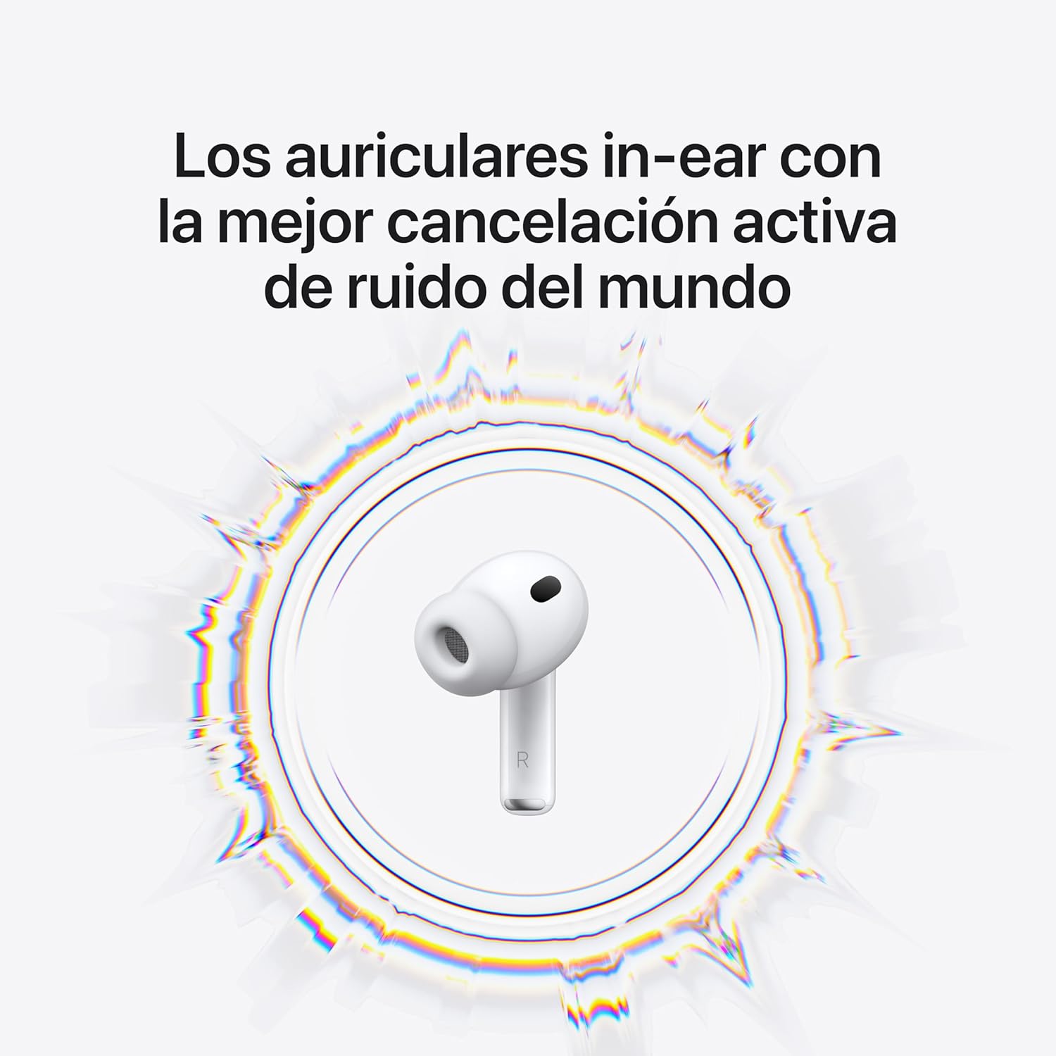 Imagen de Apple AirPods Pro 3 Auriculares inalámbricos con cancelación Activa de Ruido, medición de frecuencia Cardiaca, Auriculares Bluetooth, Audio Espacial, Sonido de Alta fidelidad y Carga por USB-C