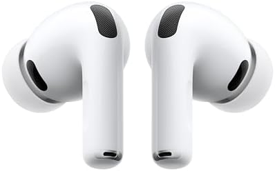 Imagen de Apple AirPods Pro 3 Auriculares inalámbricos con cancelación Activa de Ruido, medición de frecuencia Cardiaca, Auriculares Bluetooth, Audio Espacial, Sonido de Alta fidelidad y Carga por USB-C