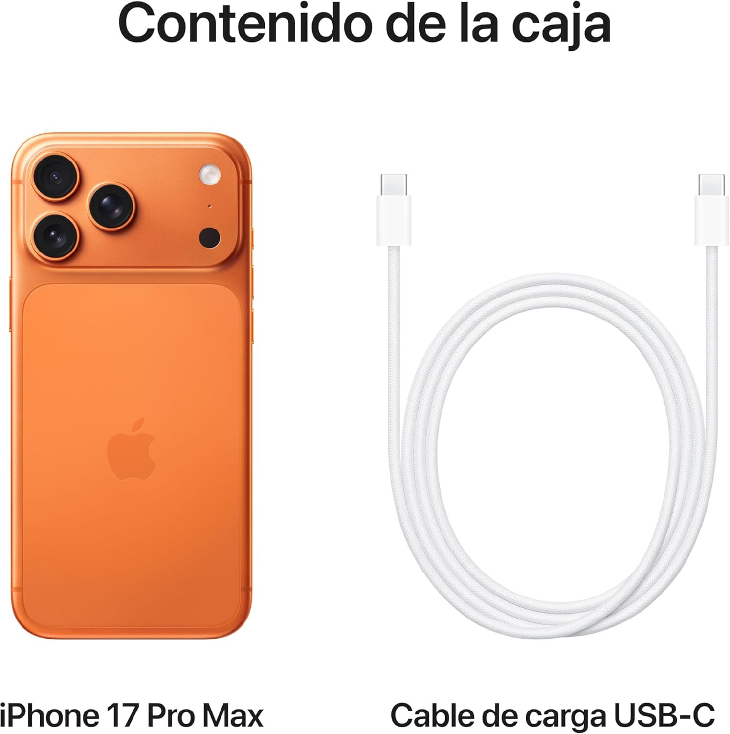 Imagen de Apple iPhone 17 Pro MAX de 256 GB: Pantalla de 6,9 Pulgadas con Promotion, Chip A19 Pro, la Mayor autonomía en un iPhone, Sistema de cámaras Pro Fusion, cámara Frontal Center Stage; Naranja cósmico