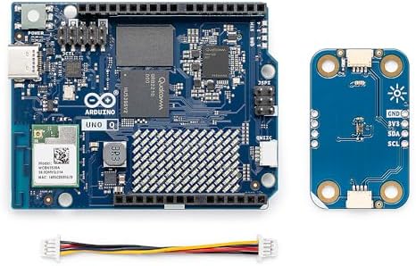 Imagen de Arduino UNO Q 4GB Modulino Light Bundle: Kit de Detección Ambiental Inteligente