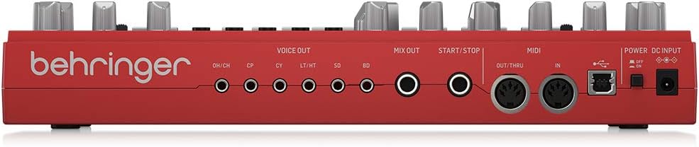 Imagen de Behringer RD-6-RD, Máquina de tambor analógico, RHYTHM DESIGNER RD-6, Rojo