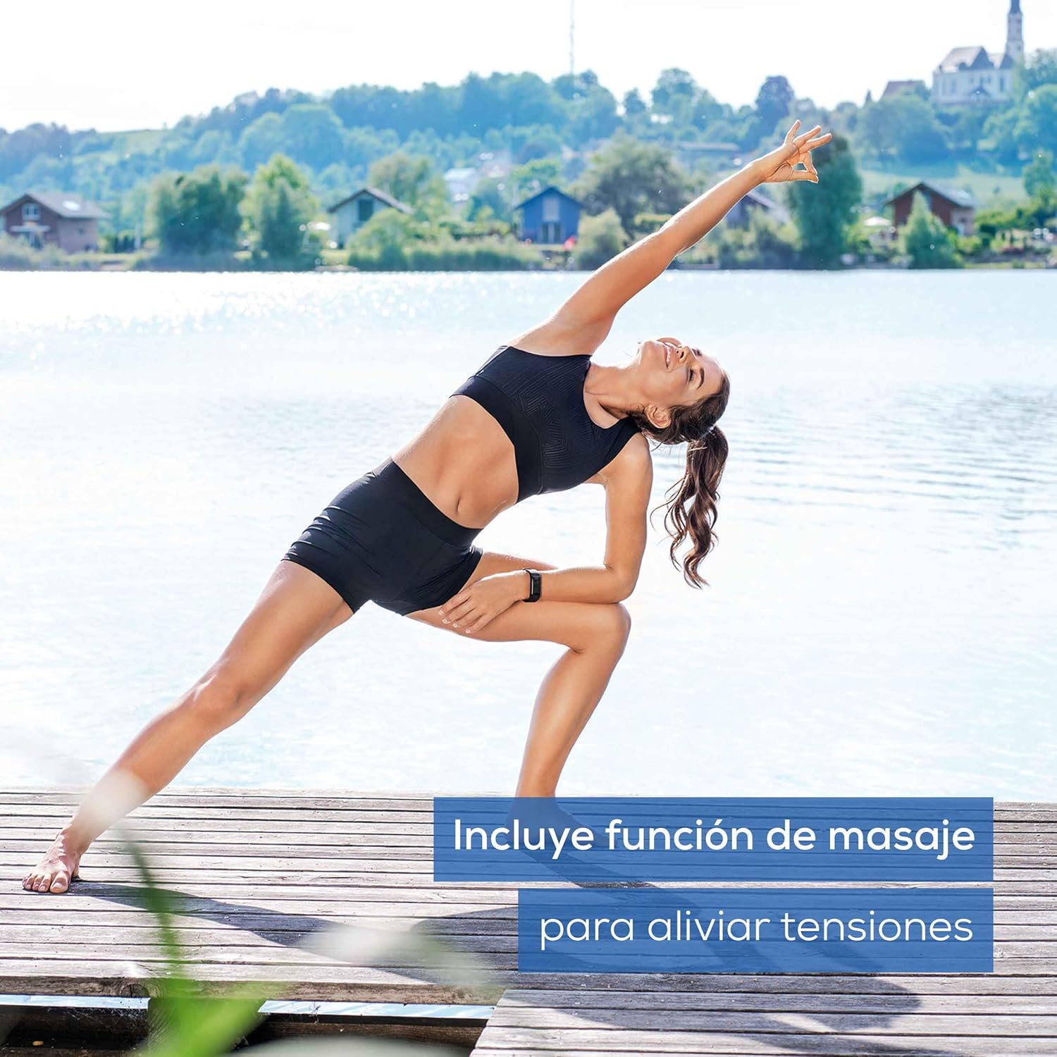 Imagen de Beurer EM 49 TENS/EMS digital, dispositivo de corriente de estimulación 3 en 1 para el alivio del dolor y entrenamiento, función de masaje, incluye 4 electrodos, Color Blanco