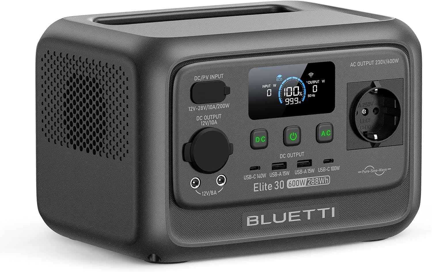 BLUETTI Elite 30 V2 Estación de Energía Portátil,