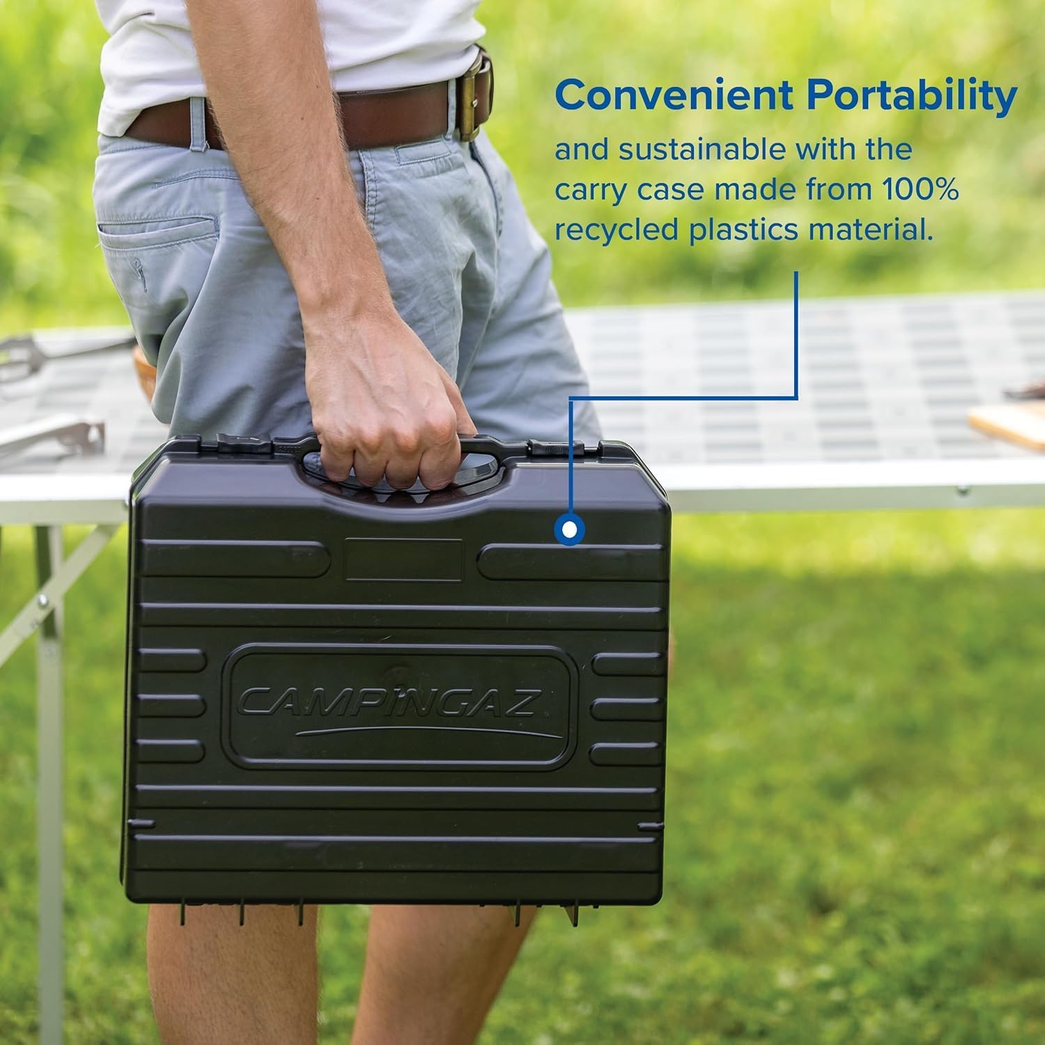Imagen de Campingaz , Camp Bistro 3 Hornillo De Gas Individual Potencia 2200 W Unisex Adulto, Negro, Talla Única