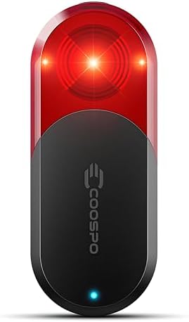 Imagen de COOSPO TR70 Luz Trasera Radar Inteligente Bicicleta, 140m Detección, Bluetooth & Ant+ Conexión Dual, 7 Modos, 40h Batería, IP67 Impermeable VTT & Carretera
