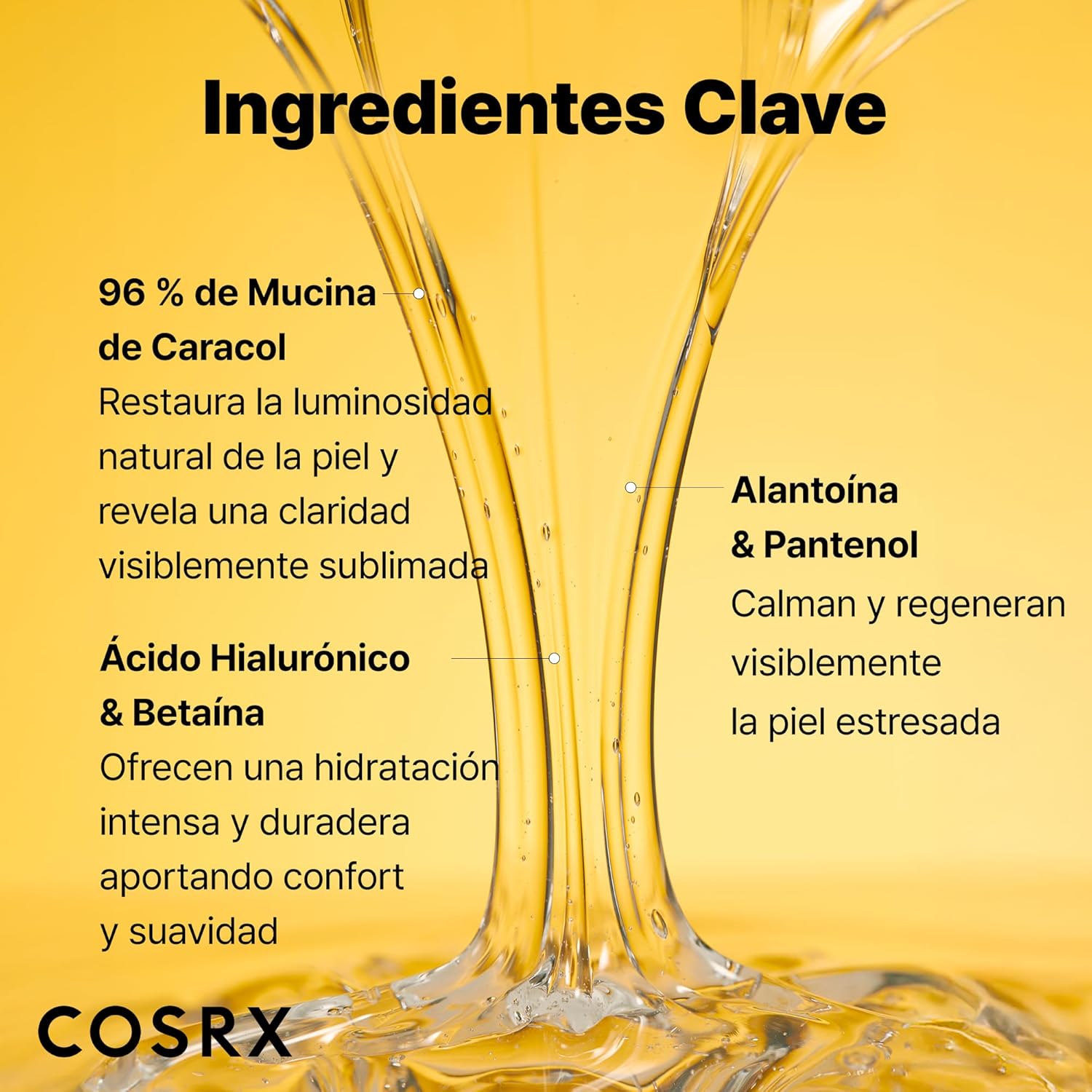 Imagen de COSRX Snail Mucin 96% Power Face Serum 3.38 fl oz 100ml, Serum Hidratante para el Rostro, Cuidado Personal, Piel Brillante bajo el Maquillaje, Cuidado de la Piel Coreano, Belleza Coreana
