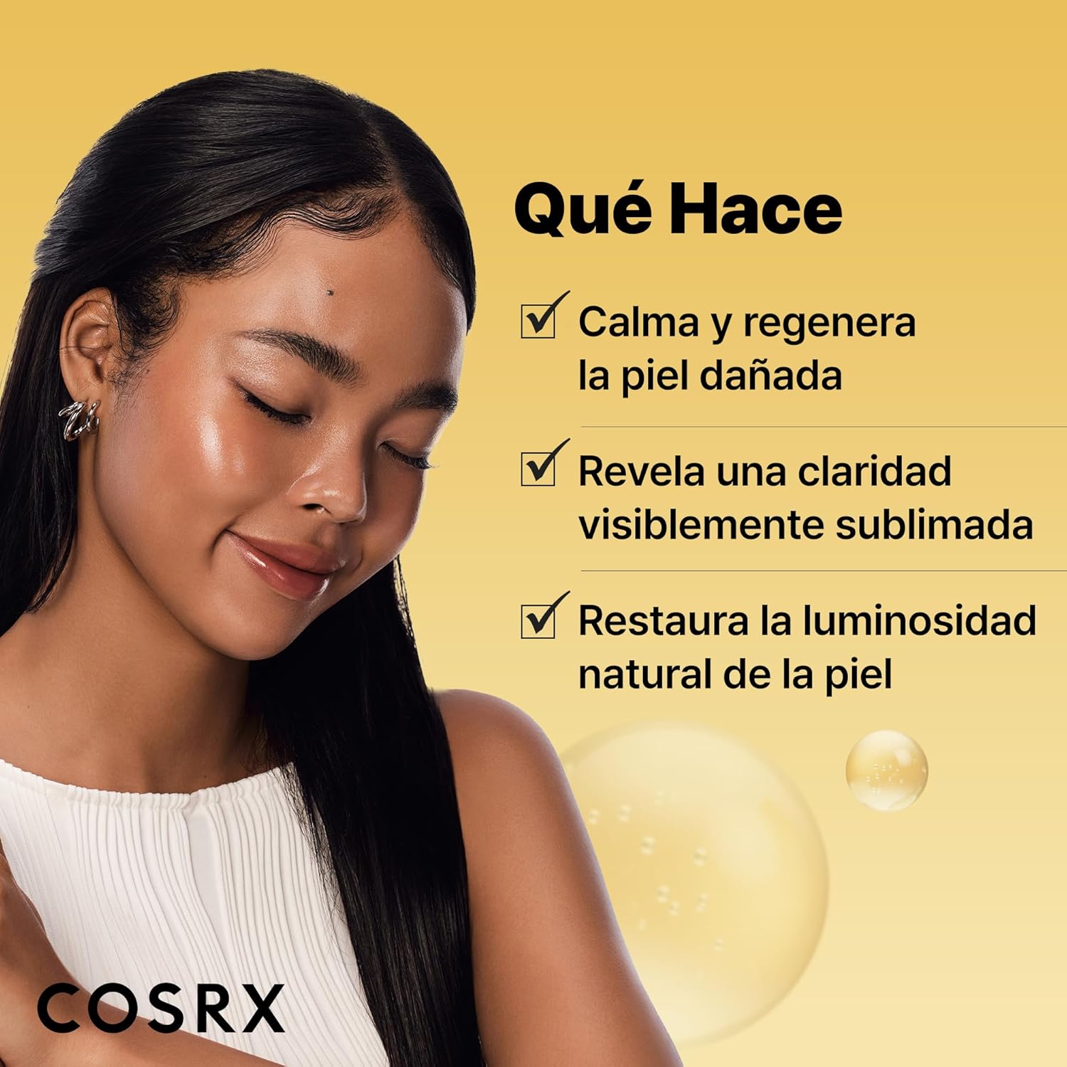 Imagen de COSRX Snail Mucin 96% Power Face Serum 3.38 fl oz 100ml, Serum Hidratante para el Rostro, Cuidado Personal, Piel Brillante bajo el Maquillaje, Cuidado de la Piel Coreano, Belleza Coreana