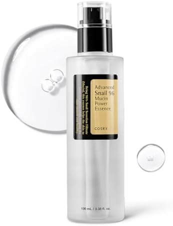 Imagen de COSRX Snail Mucin 96% Power Face Serum 3.38 fl oz 100ml, Serum Hidratante para el Rostro, Cuidado Personal, Piel Brillante bajo el Maquillaje, Cuidado de la Piel Coreano, Belleza Coreana