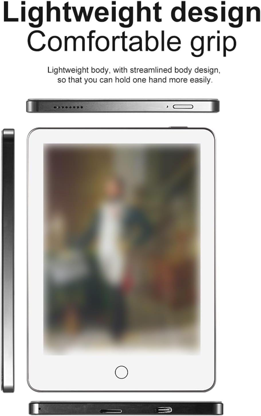 Imagen de Cuifati Lector de Libros Electrónicos de 64G, Pantalla HD de 6