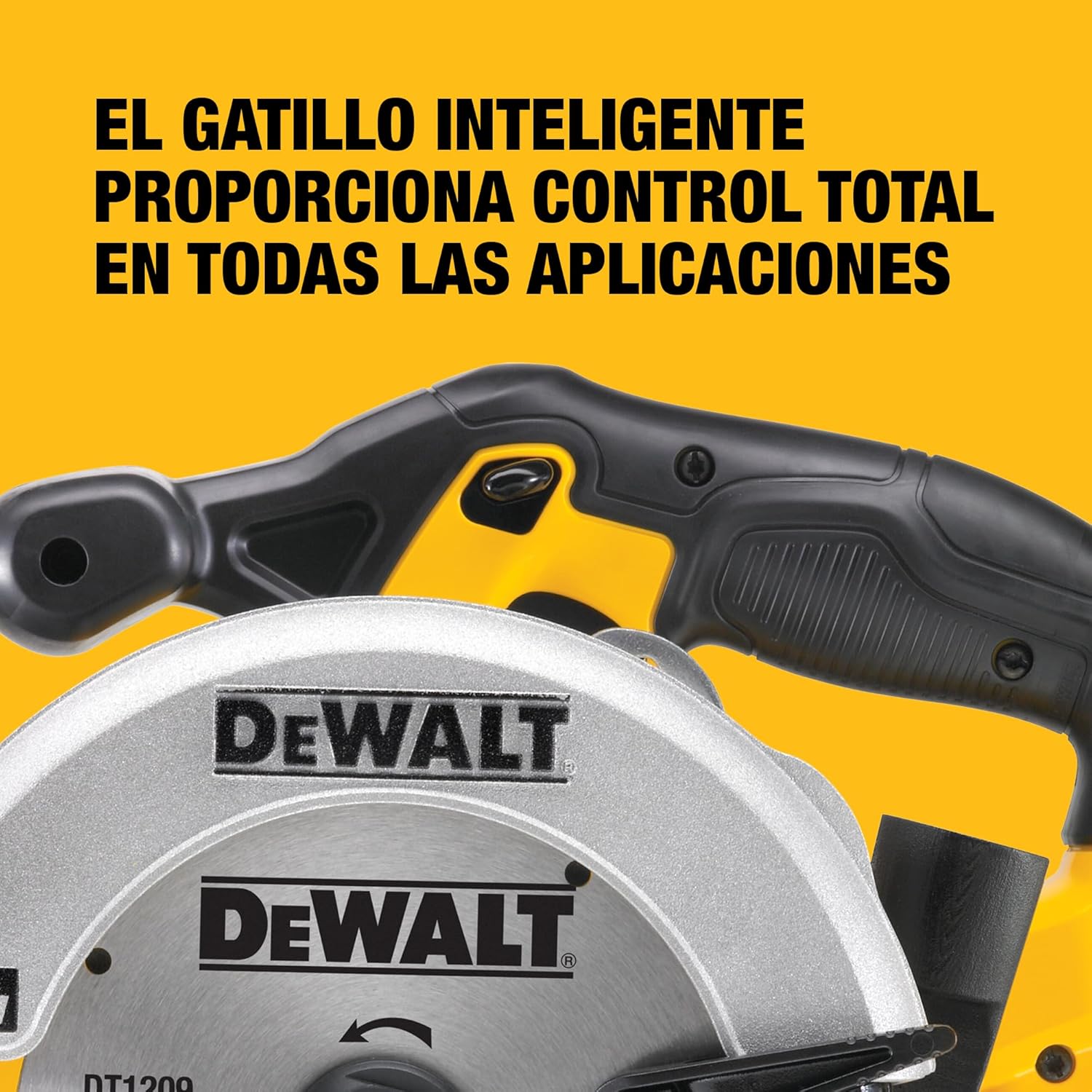 Imagen de DEWALT Sierra Circular XR 18V, 460W, Disco de 165 mm, Profundidad de Corte Max. 55 mm, Velocidad 5150 rpm, Empuñadura Ergonómica, Incluye Maletín TSTAK, Sin Batería ni Cargador, DCS391NT-XJ