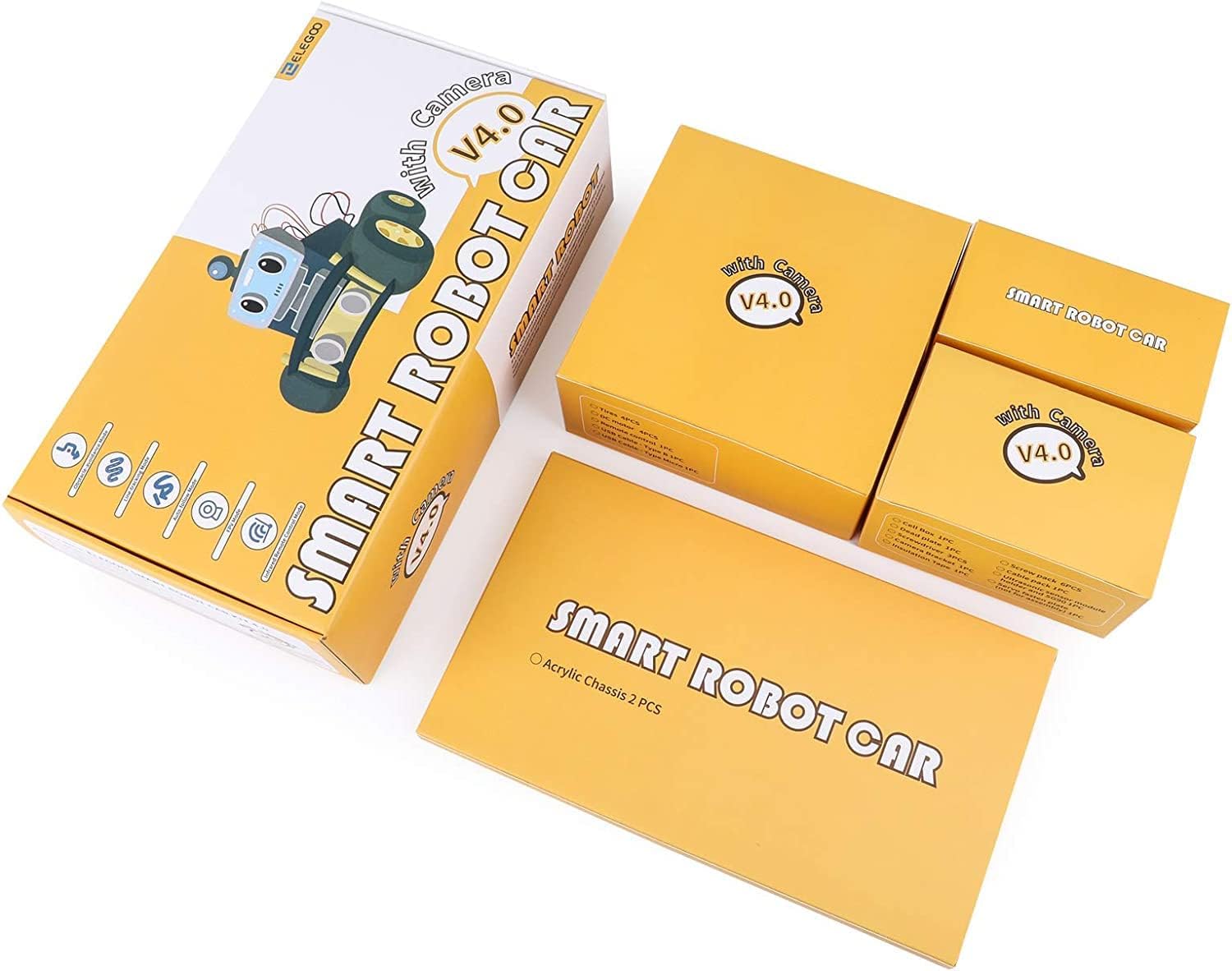 Imagen de ELEGOO Kit de Coche Robótico Educativo y Stem de Juguete para Niño (Versión 4.0)