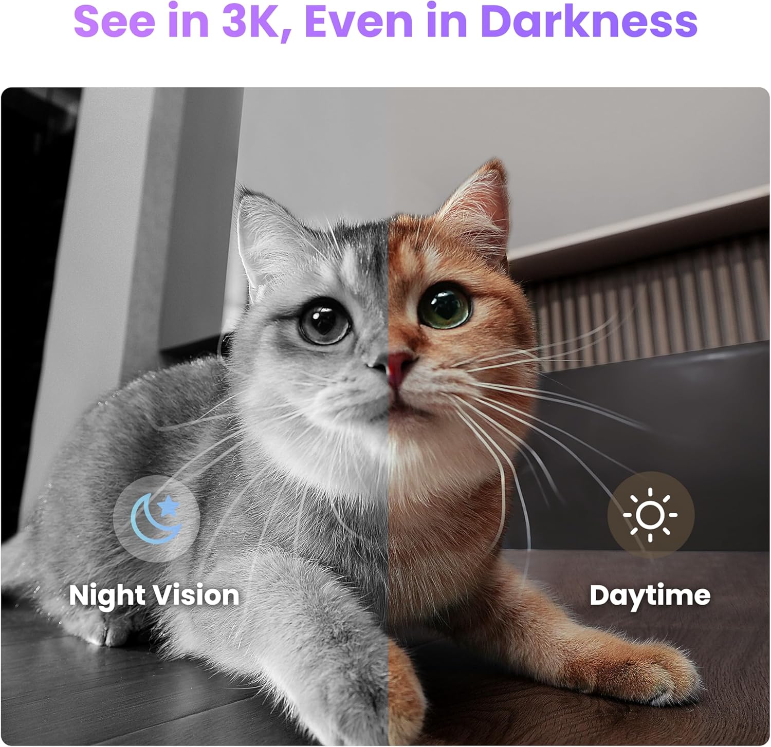 Imagen de Enabot EBO Air 2 Plus FamilyBot, Robot Móvil IA, Cámara Vigilancia 3K para el Hogar & Mascotas, Audio Bidireccional, Batería, Imagen Facial Personalizada (Gris Orbita)