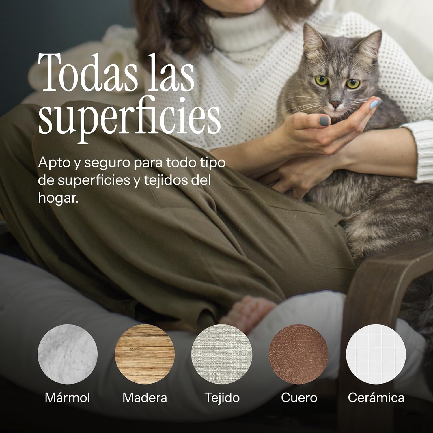 Imagen de EOS (1 litro) Eliminador de olores Mascotas al instante. Anti olor orines de Perros, Gatos. Aplicar en sofás, arenero, cesped, Coche. Detergente enzimatico, Repelente de micciones gatos.