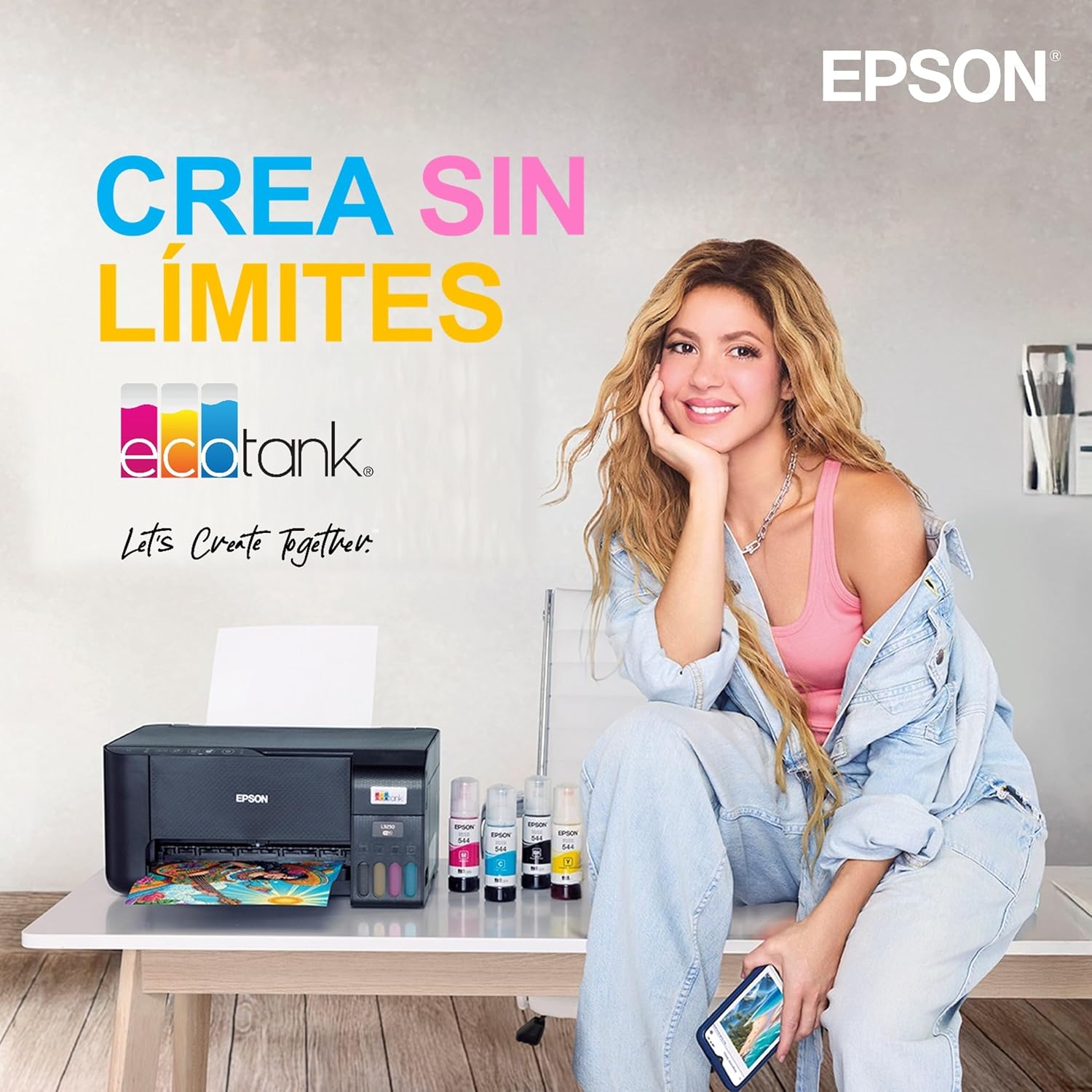 Imagen de Epson EcoTank ET-2870 Impresora de Depósito de Tinta | Para Uso Intensivo en Hogar | Wi-Fi | A4 | Imprimir, Copiar, Escanear | Pantalla LCD 3,7cm | Tinta Incluida Para 3 Años