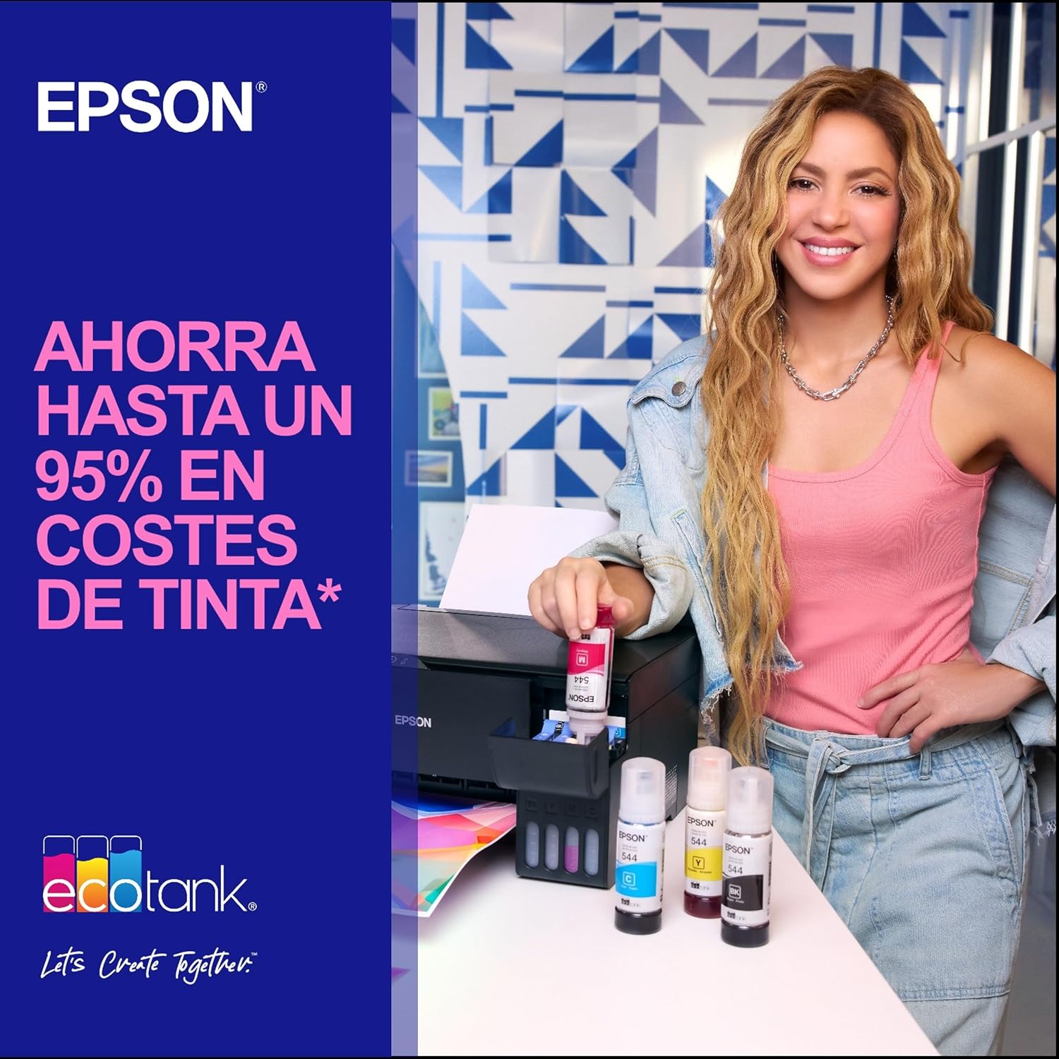 Imagen de Epson EcoTank ET-2870 Impresora de Depósito de Tinta | Para Uso Intensivo en Hogar | Wi-Fi | A4 | Imprimir, Copiar, Escanear | Pantalla LCD 3,7cm | Tinta Incluida Para 3 Años
