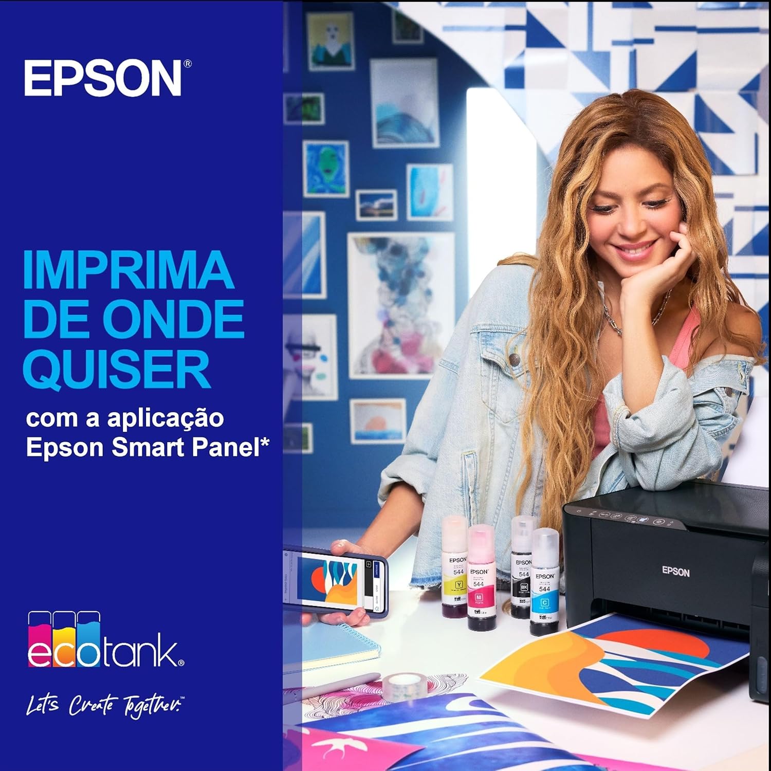 Imagen de Epson EcoTank ET-2870 Impresora de Depósito de Tinta | Para Uso Intensivo en Hogar | Wi-Fi | A4 | Imprimir, Copiar, Escanear | Pantalla LCD 3,7cm | Tinta Incluida Para 3 Años