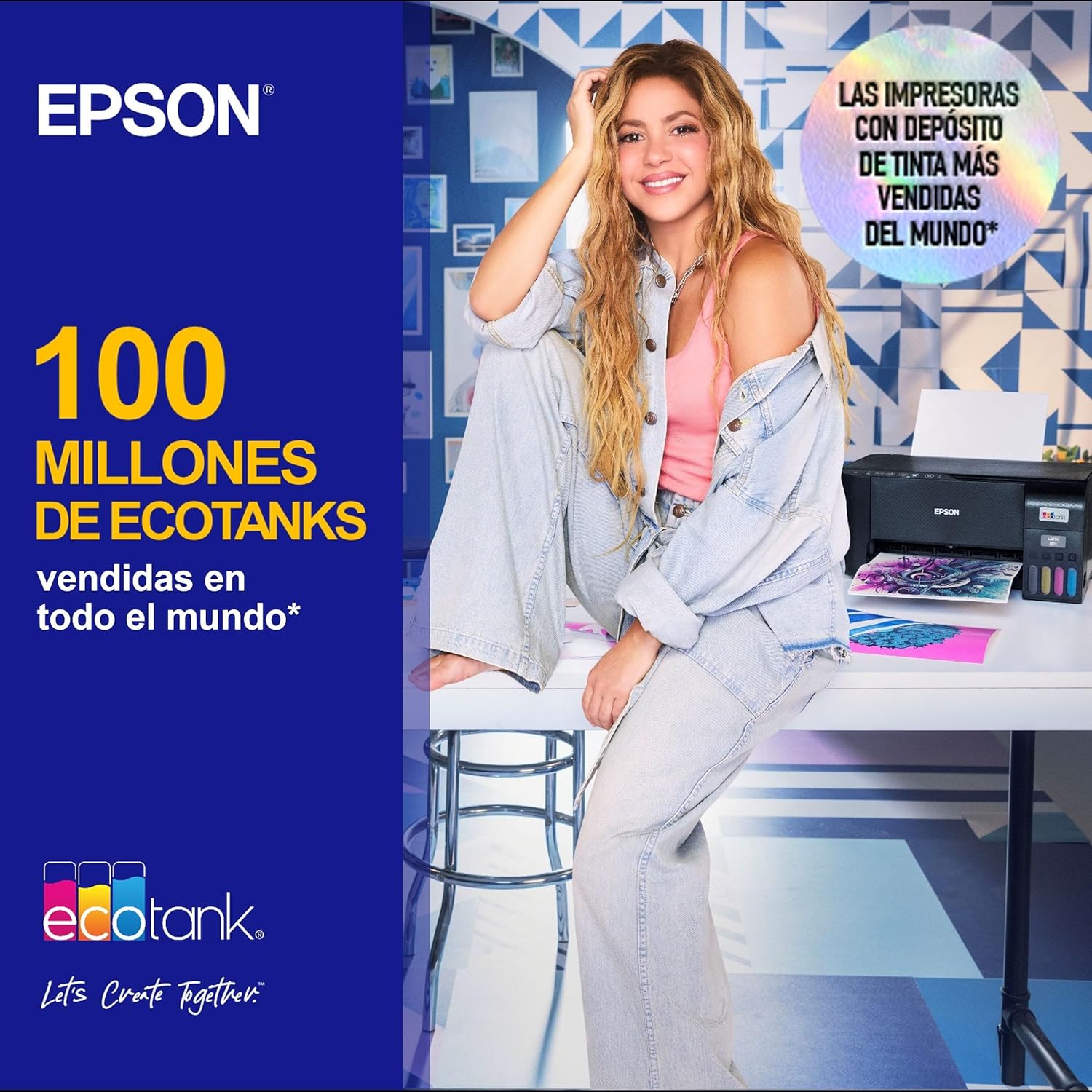 Imagen de Epson EcoTank ET-2870 Impresora de Depósito de Tinta | Para Uso Intensivo en Hogar | Wi-Fi | A4 | Imprimir, Copiar, Escanear | Pantalla LCD 3,7cm | Tinta Incluida Para 3 Años