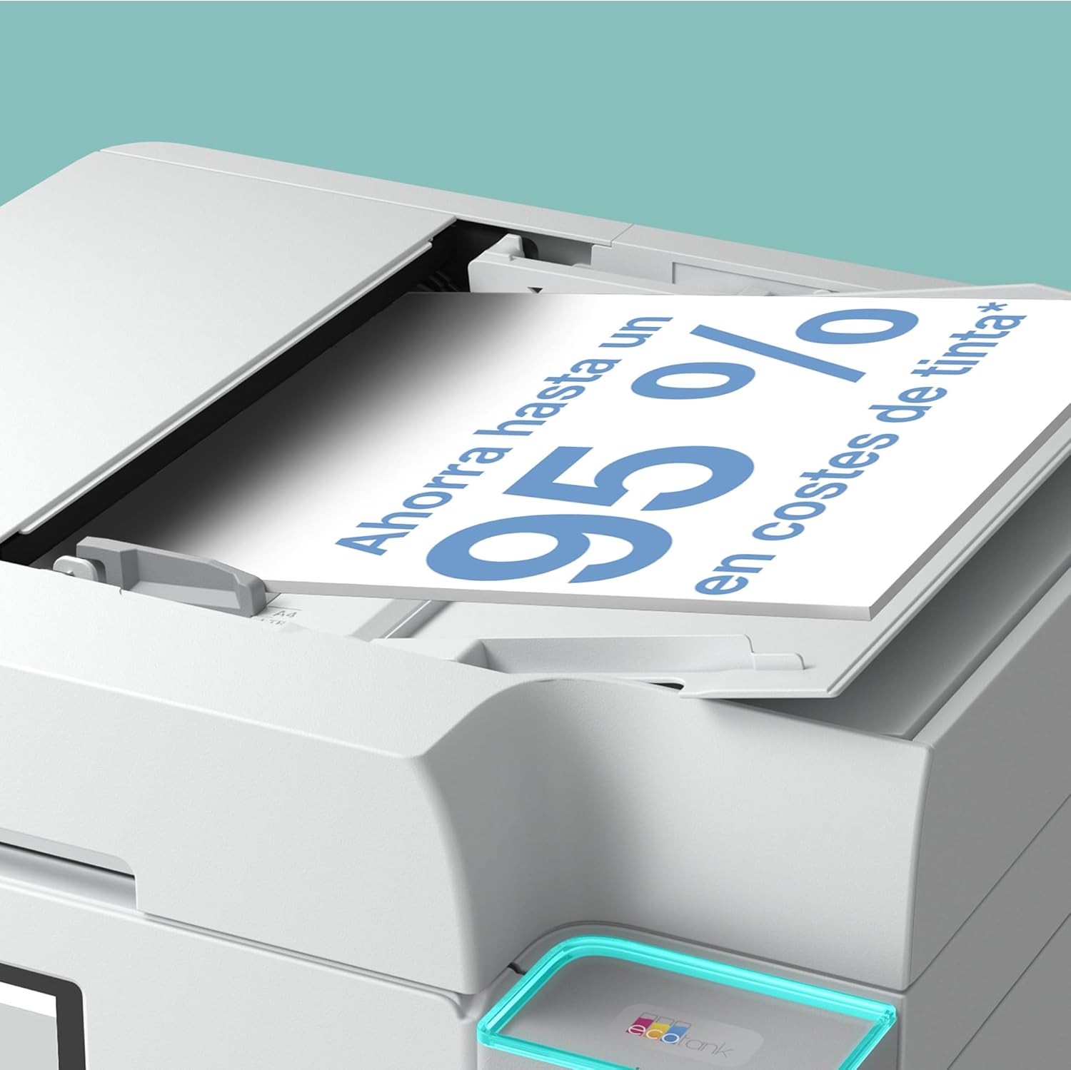 Imagen de Epson EcoTank ET-4956 Impresora de Depósito de Tinta | Teletrabajo | Wi-Fi, Ethernet | A4 | Doble Cara | Imprimir, Copiar, Escanear, Fax | Pantalla Táctil 6,1cm | ADF | Tinta Incluida para 3 Años