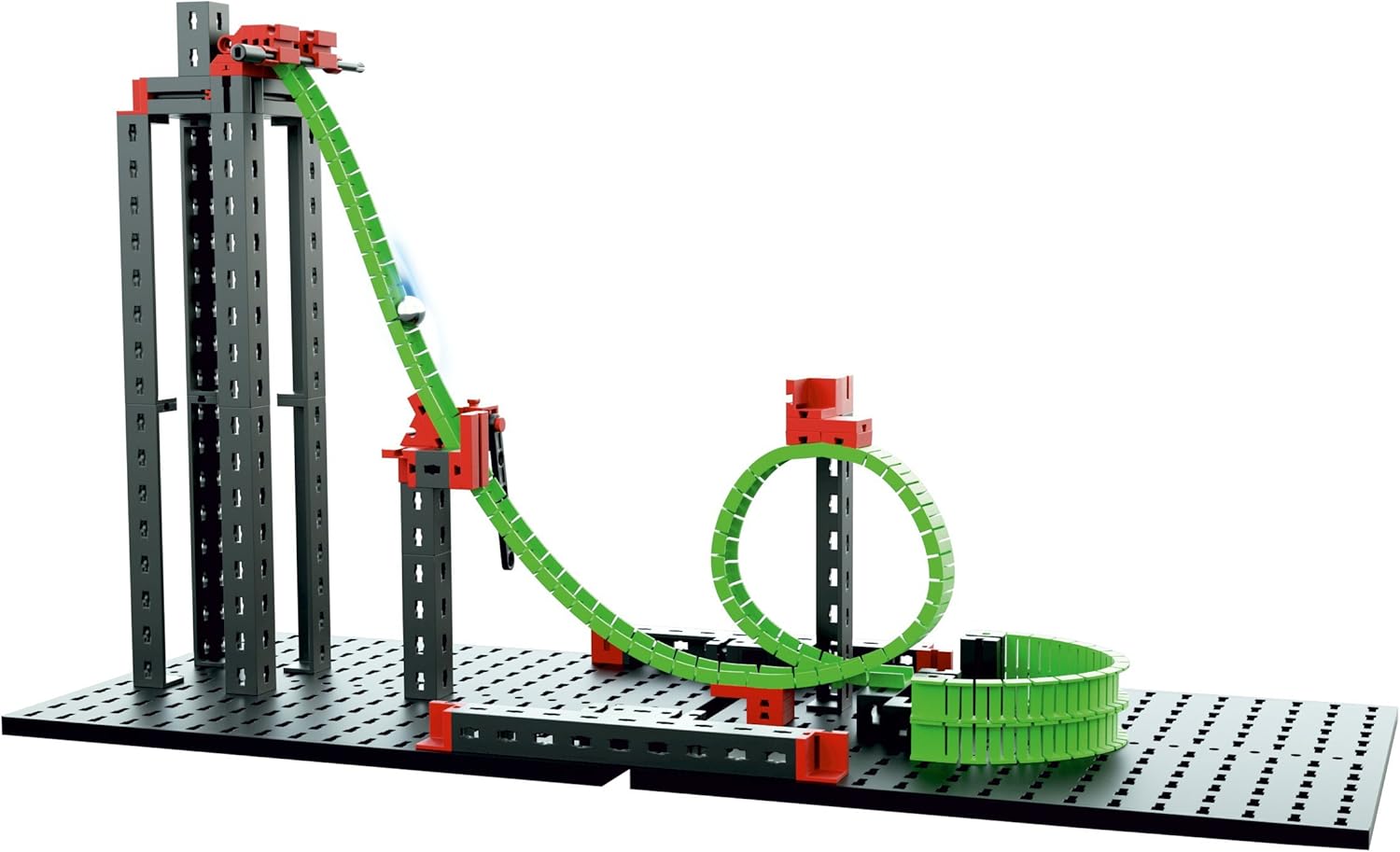 Imagen de fischertechnik circuito de canicas Dynamic L2, 536621 – kit de construcción para niños, juguete educativo a partir de 9 años