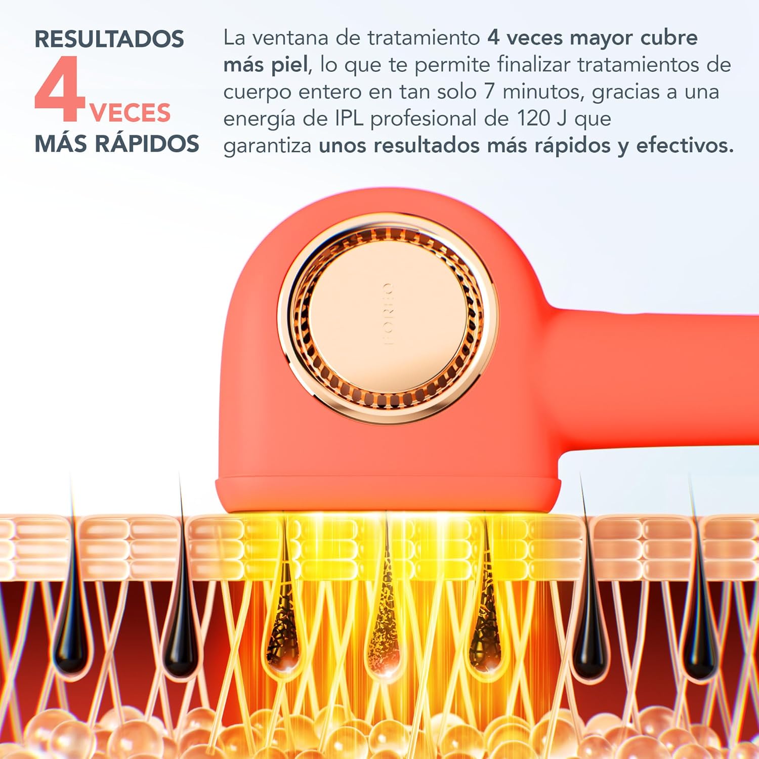 Imagen de FOREO PEACH 2 Pro Max IPL depiladora laser – Depiladora facial mujer y hombre – Para rostro y cuerpo, elimina el vello en hombres & mujeres – Belleza & cuidado personal