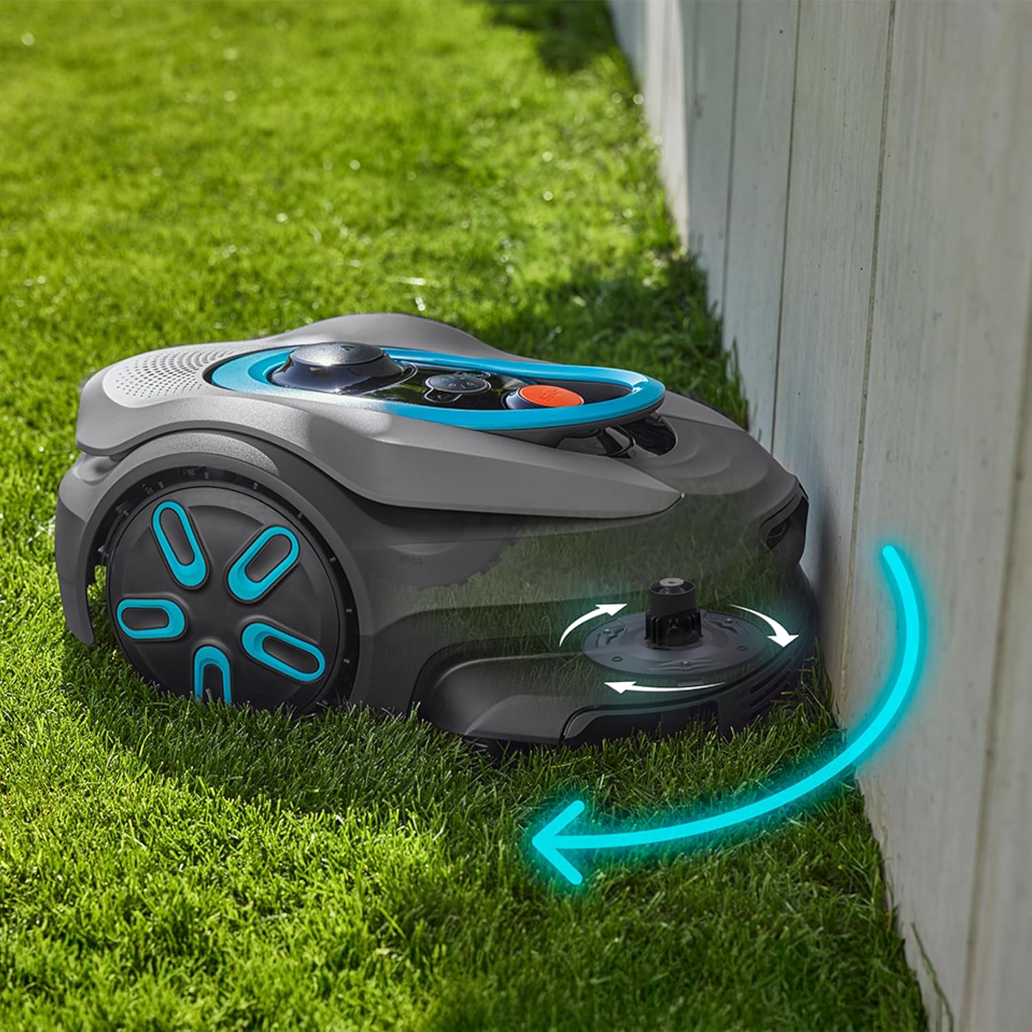 Imagen de Gardena SILENO Smart Sense 600 m² Robot cortacésped: Tecnología sin Cables*, Cortar el césped con ai, Cámara incorporada (19942-26)