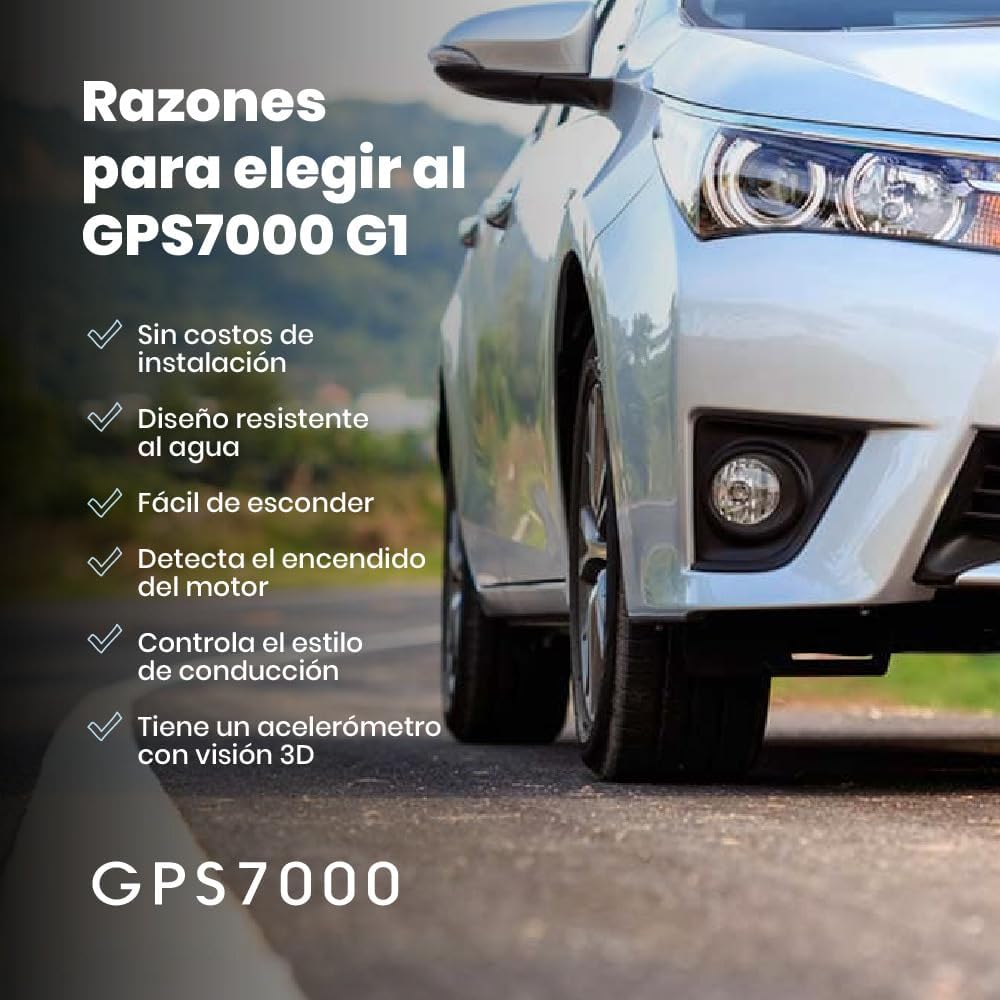 Imagen de GPS7000-4G Localizador GPS Oculto para vehículos | 6 Meses de Servicio incluidos | Fácil autoinstalación | Tras los 6 Meses Puede suscribirse voluntariamente | Sin Cargos Ocultos