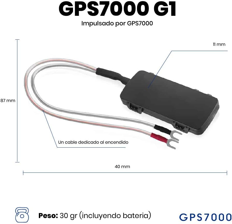 Imagen de GPS7000-4G Localizador GPS Oculto para vehículos | 6 Meses de Servicio incluidos | Fácil autoinstalación | Tras los 6 Meses Puede suscribirse voluntariamente | Sin Cargos Ocultos