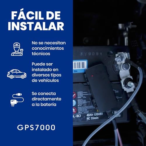 Imagen de GPS7000-4G Localizador GPS Oculto para vehículos | 6 Meses de Servicio incluidos | Fácil autoinstalación | Tras los 6 Meses Puede suscribirse voluntariamente | Sin Cargos Ocultos