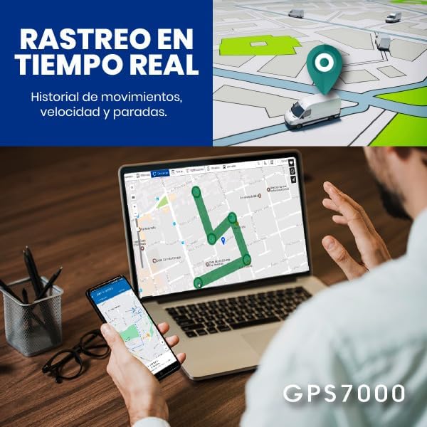 Imagen de GPS7000-4G Localizador GPS Oculto para vehículos | 6 Meses de Servicio incluidos | Fácil autoinstalación | Tras los 6 Meses Puede suscribirse voluntariamente | Sin Cargos Ocultos