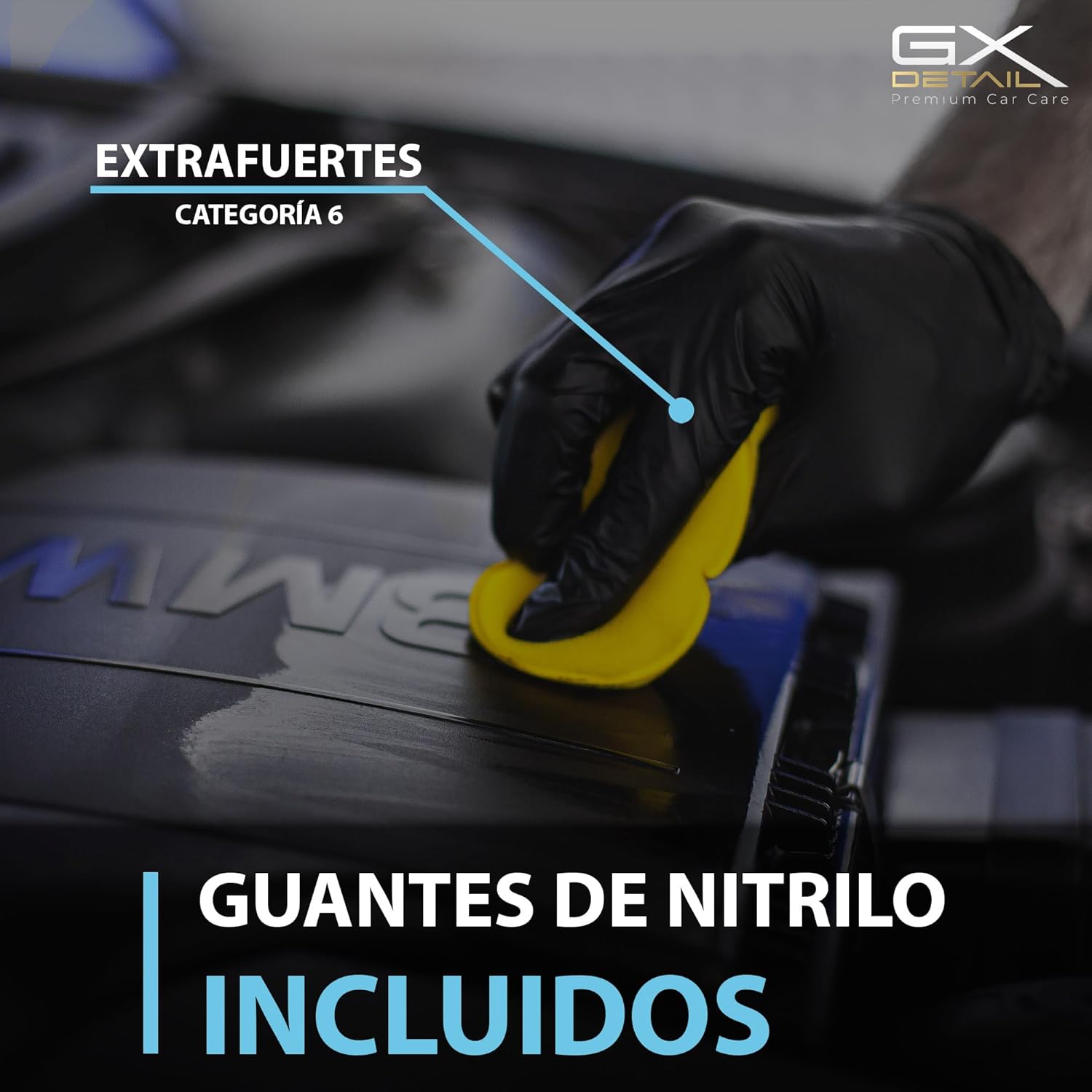 Imagen de GxDetail Recuperador de Plásticos y Abrillantador Hidratador de Plástico y Neumáticos Coche y Moto 500ml. – Recuperador de Gomas Viejas, Interior, Exterior, Ruedas.