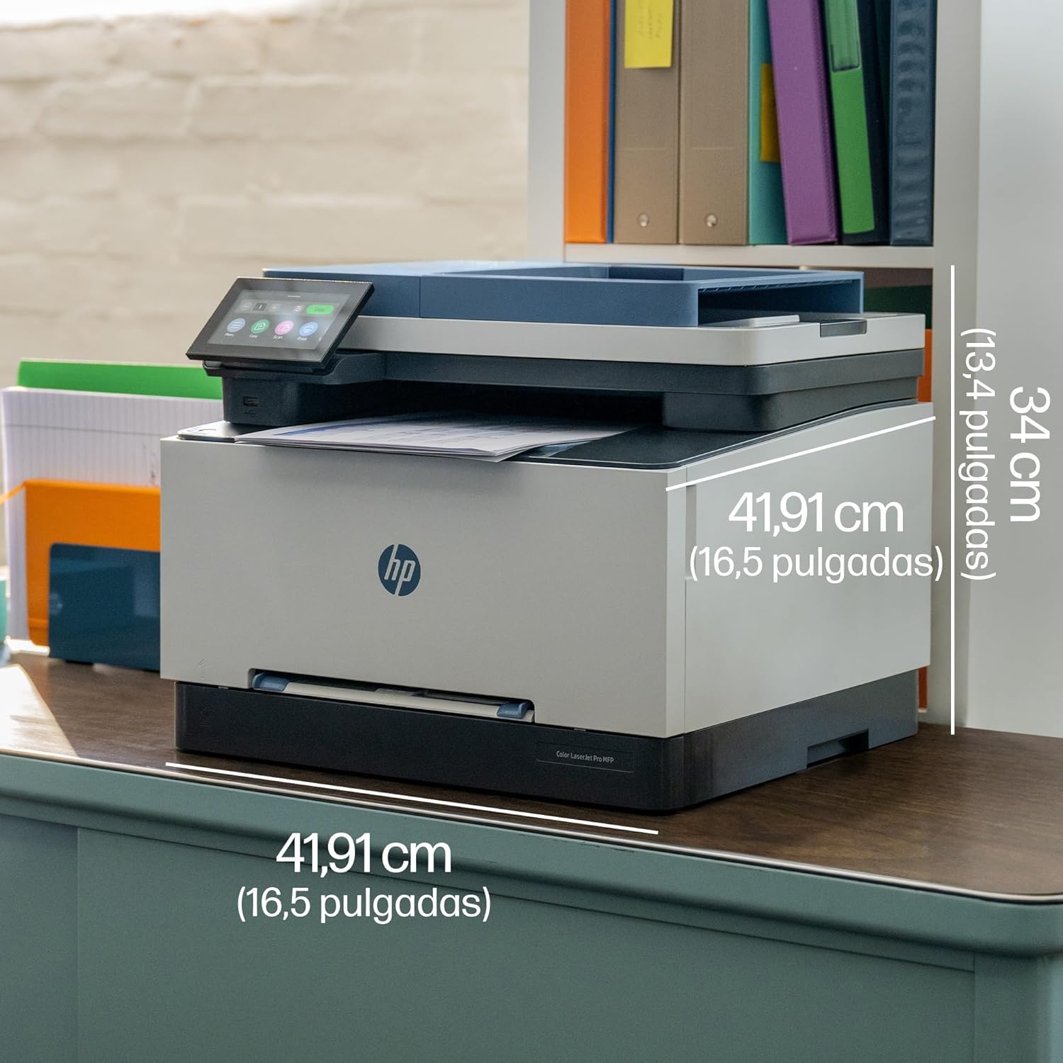 Imagen de HP Color LaserJet Pro 3302sdw 499Q6F, Impresora Laser A4 Multifunción a Doble Cara automática, Escaner, Copiadora (25ppm, Wi-Fi Direct, Procesador 1,2 GHz, Memoria 512MB, Smart App) Blanca y Azul