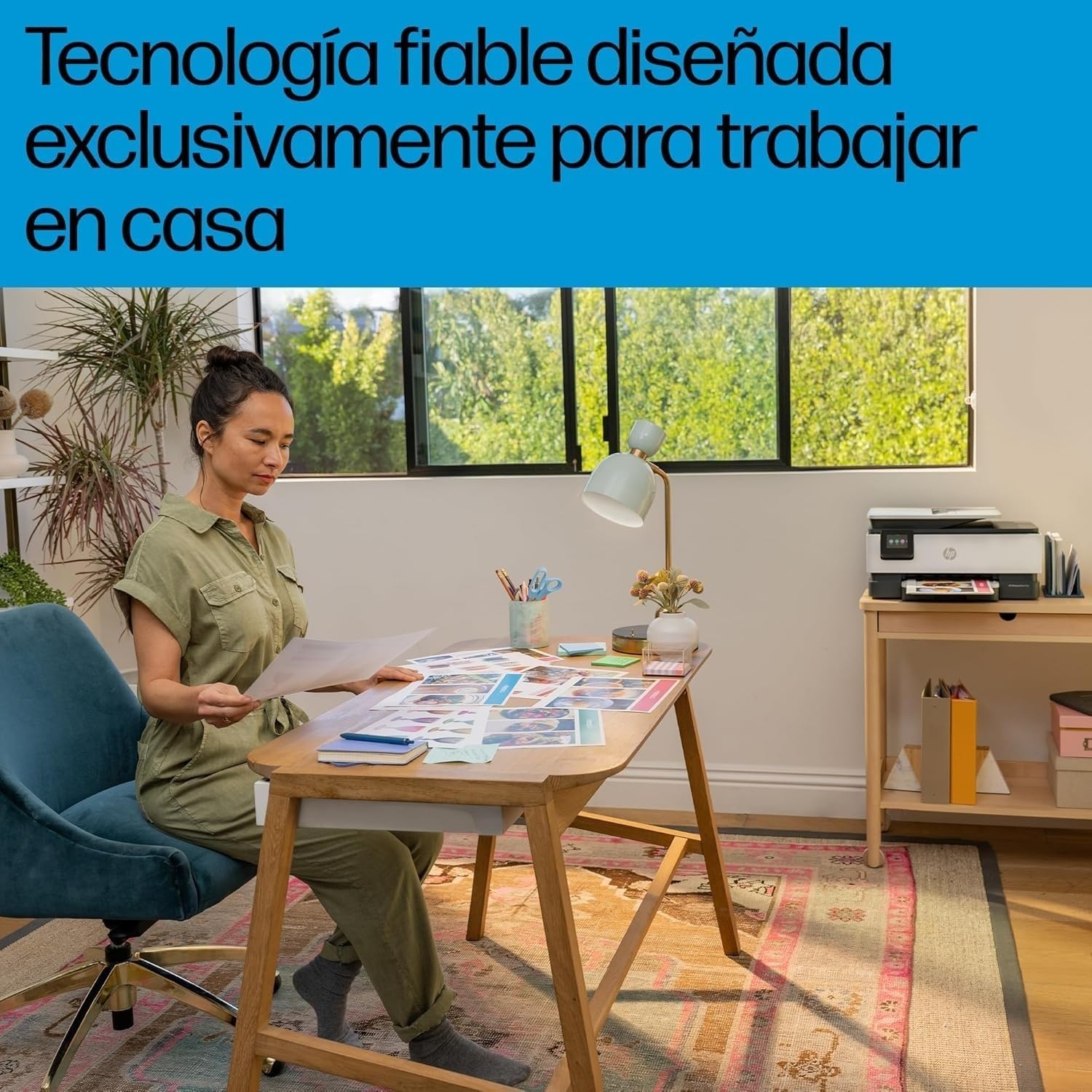 Imagen de HP OfficeJet Pro 8132e, Impresora multifunción Profesional de inyección de Tinta A4 a Color, Copia, Escáner, Fax, Wi-Fi, Impresión a Doble Cara automática, 20 ppm, 6 Meses Instant Ink, Gris