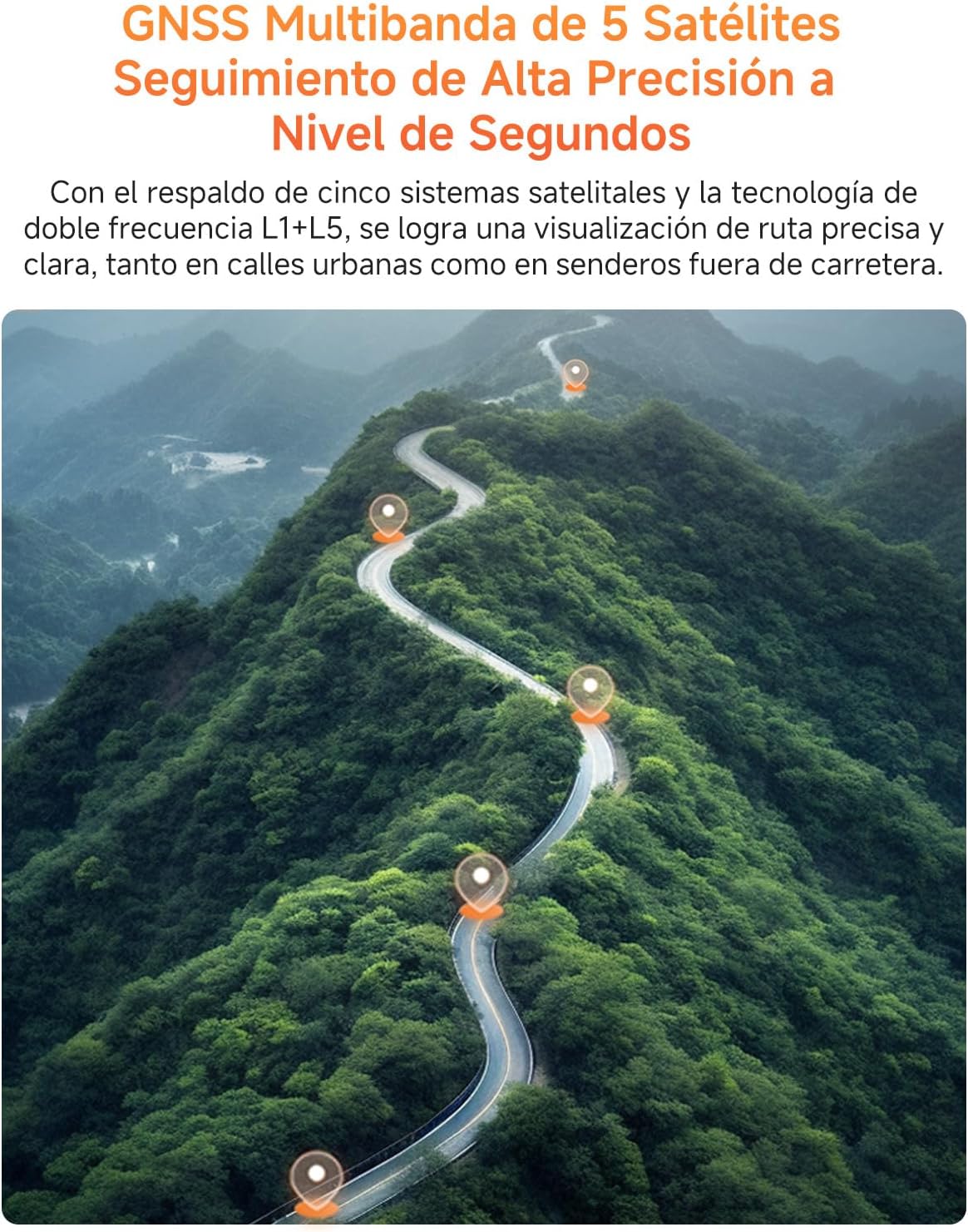 Imagen de iGPSPORT BiNavi GPS Bicicleta, Análisis Entrenamiento Función Recorrido Continuo Detección de Movimiento 3,5