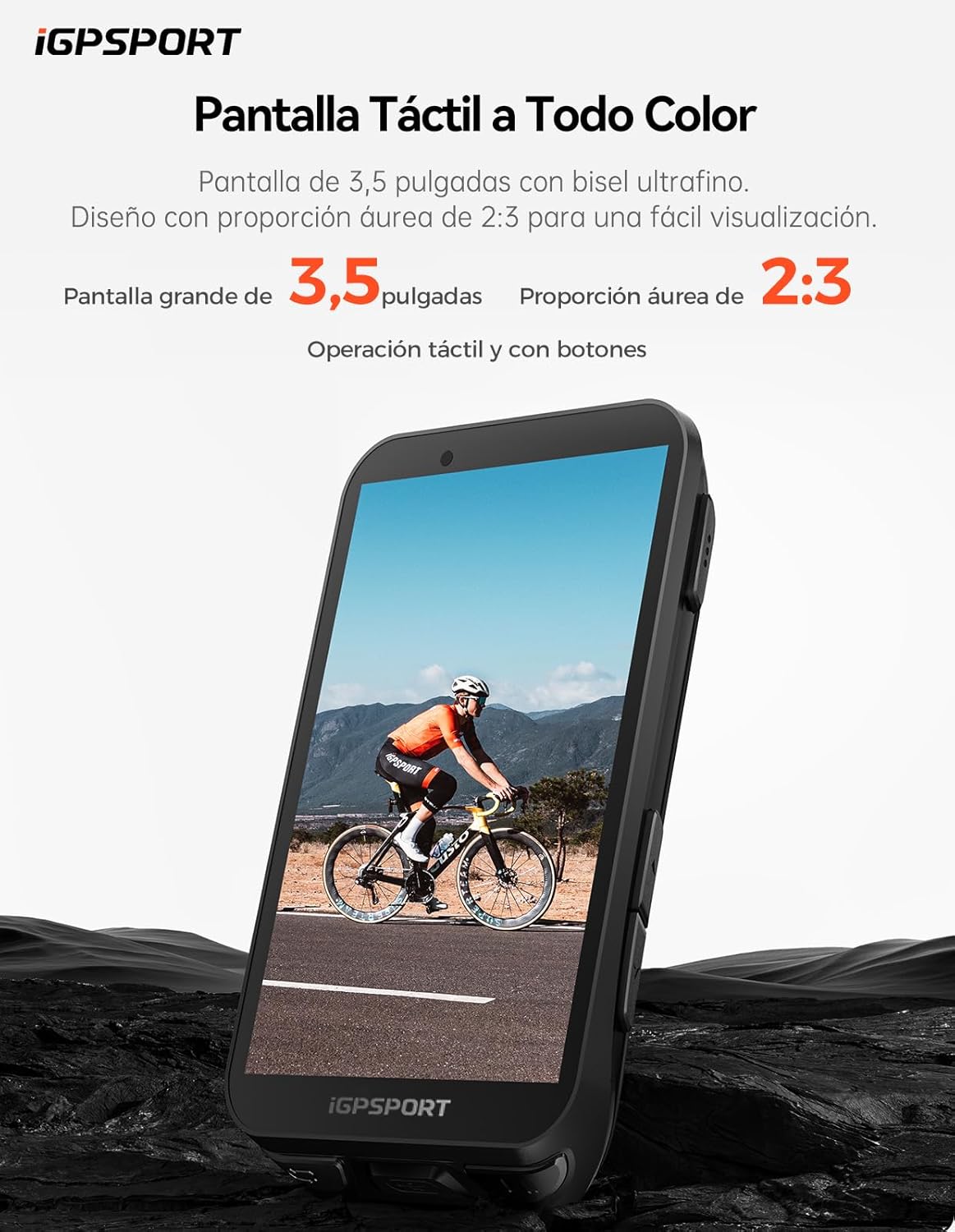Imagen de iGPSPORT iGS800, GPS Ciclocomputador, Computadora Bicicleta, GPS para Ciclismo Alto 50h Batería de 3,5