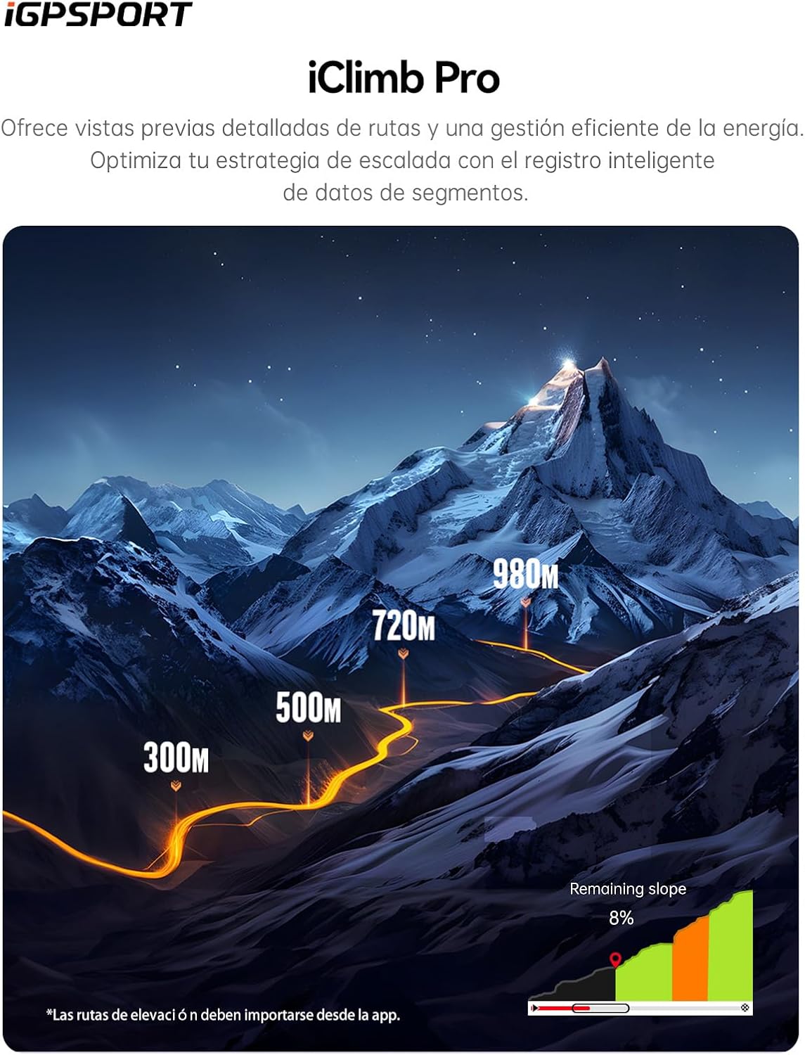 Imagen de iGPSPORT iGS800, GPS Ciclocomputador, Computadora Bicicleta, GPS para Ciclismo Alto 50h Batería de 3,5