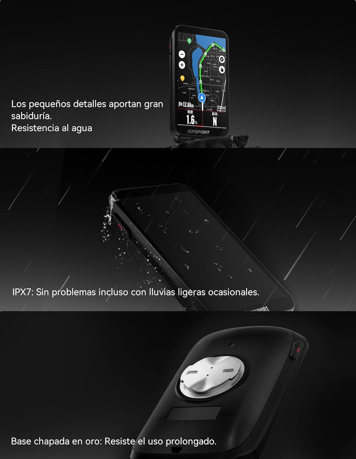 Imagen de iGPSPORT iGS800, GPS Ciclocomputador, Computadora Bicicleta, GPS para Ciclismo Alto 50h Batería de 3,5