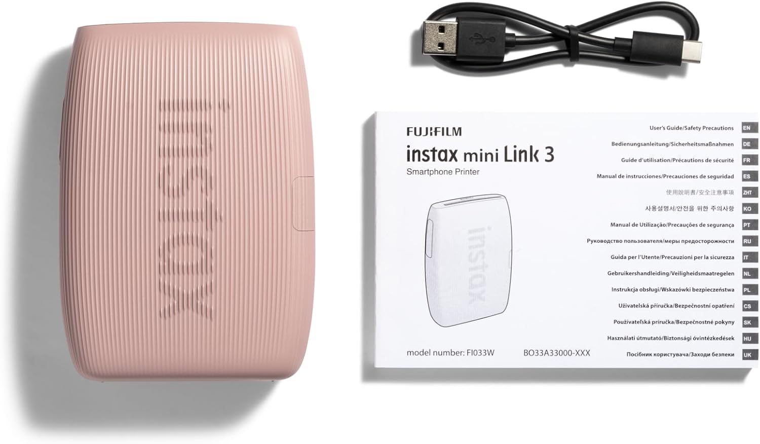 Imagen de instax Mini Link 3 Impresora fotográfica para Smartphone, Rosa