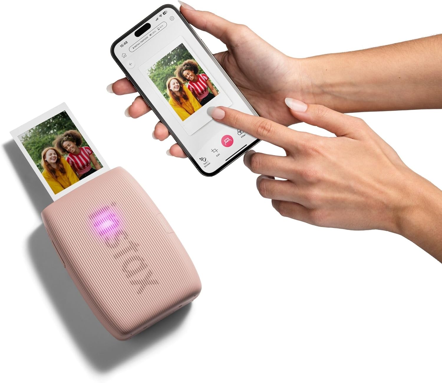 Imagen de instax Mini Link 3 Impresora fotográfica para Smartphone, Rosa