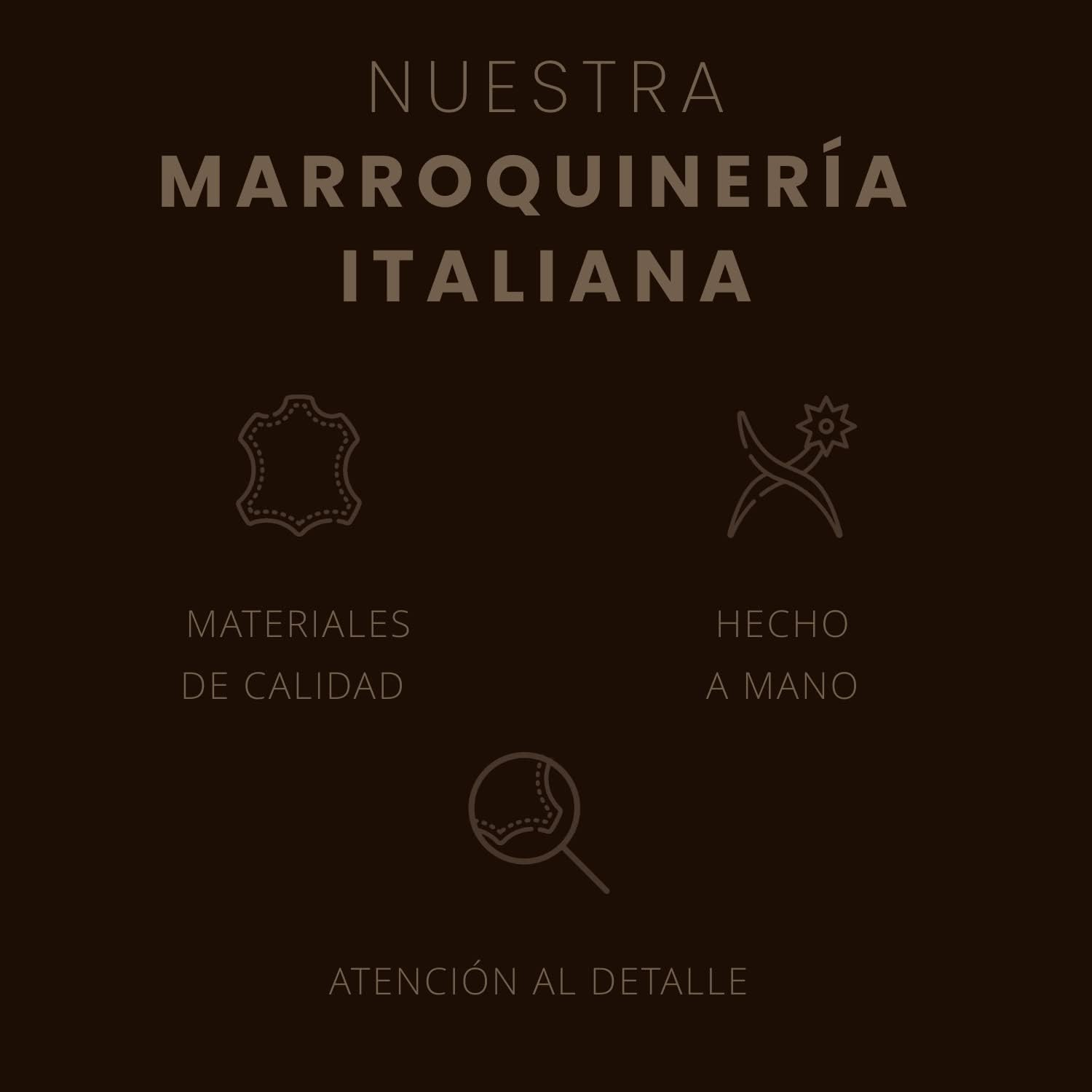Imagen de Juego de escritorio de 6 piezas - 100% cuero de plena flor - Hecho a mano en Italia por expertos artesanos - Elegante y funcional, ideal para la oficina - Negro